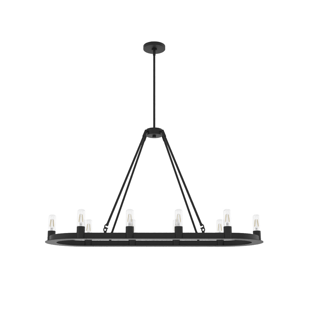 Saddlewood 10 Light Natural Iron Chandelier Ceiling Light