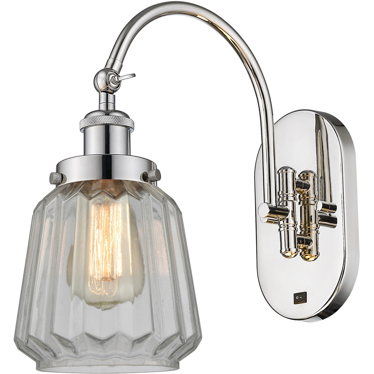 Franklin Restoration Chatham LED 7 inch Polished Nickel Sconce Wall Light