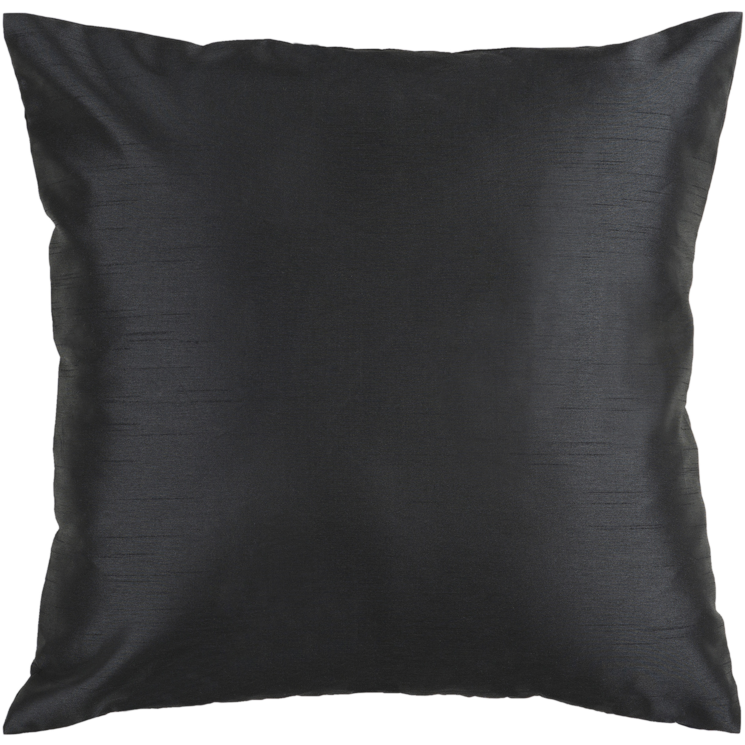 Solid Luxe 22 X 22 inch Black Pillow Kit, Square