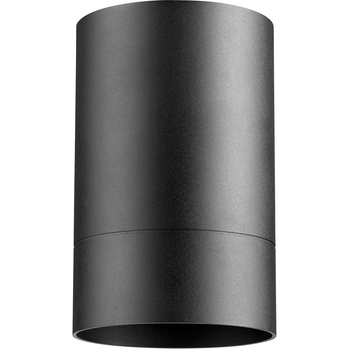 Cylinder 1 Light 4.25 inch Noir Outdoor Flush Mount