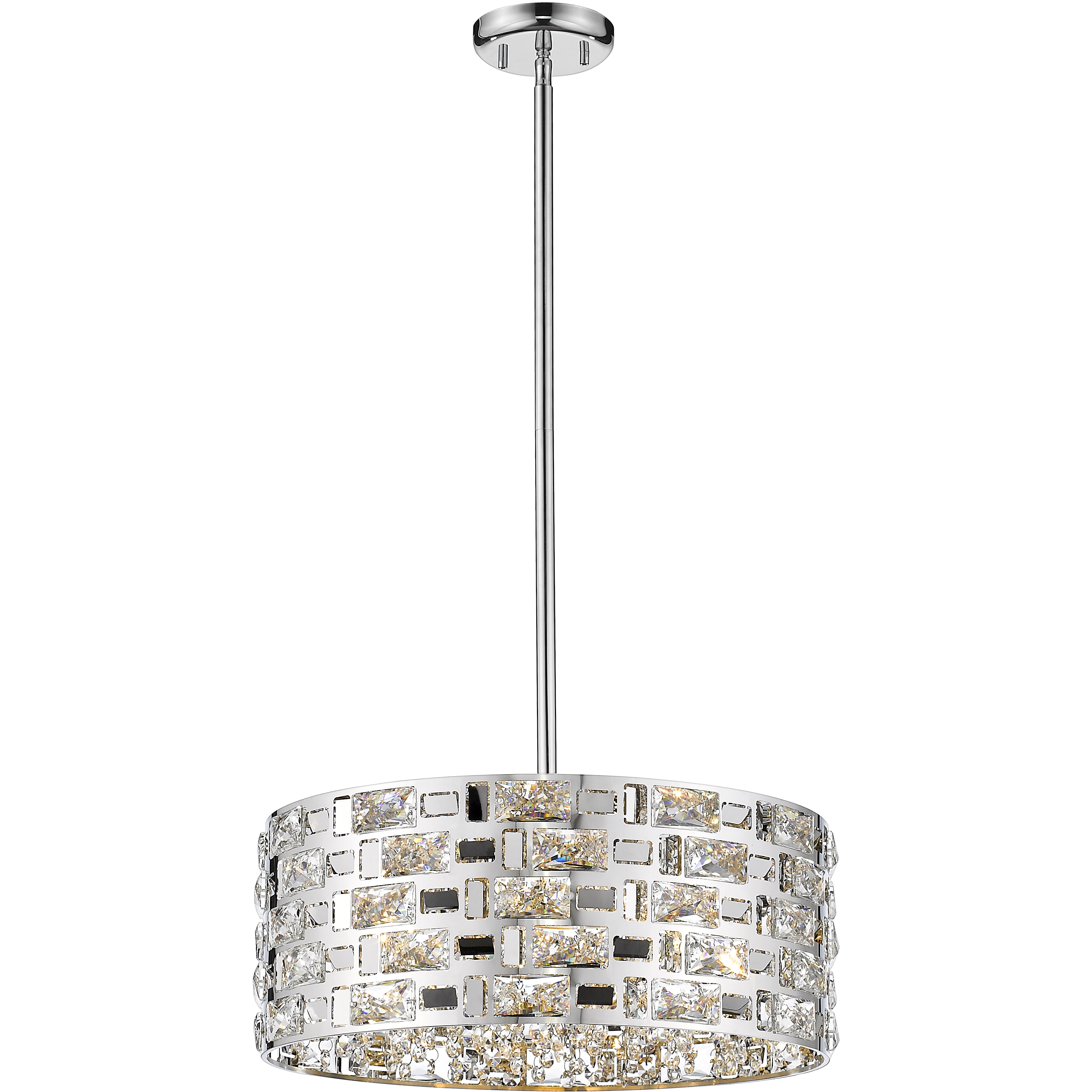 Aludra 5 Light 18.25 inch Chrome Chandelier Ceiling Light