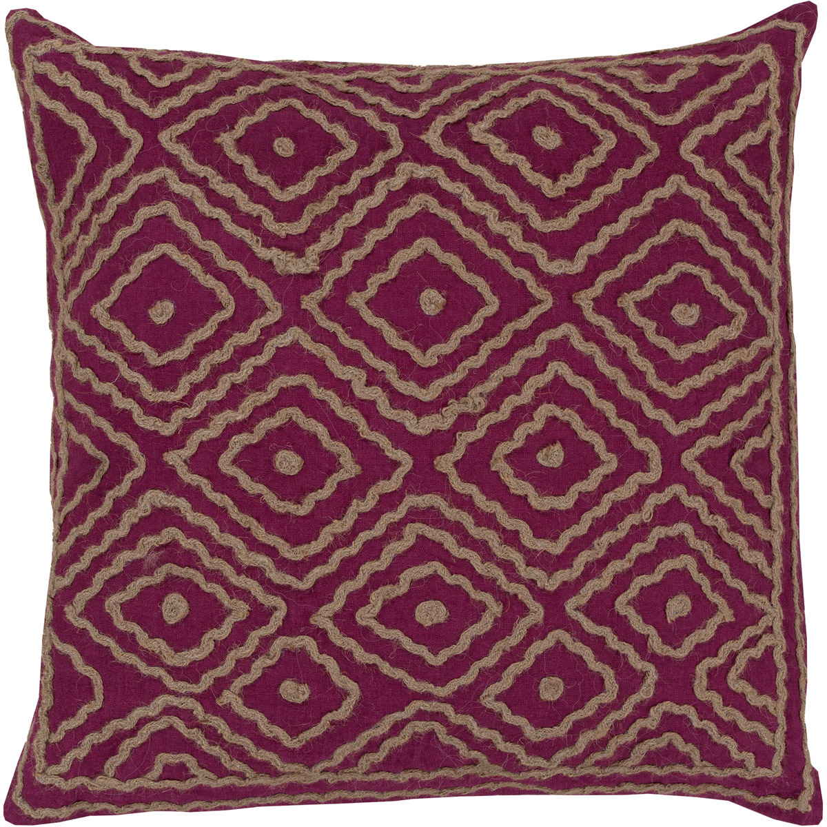 Atlas 18 inch Camel, Bright Purple Pillow Kit