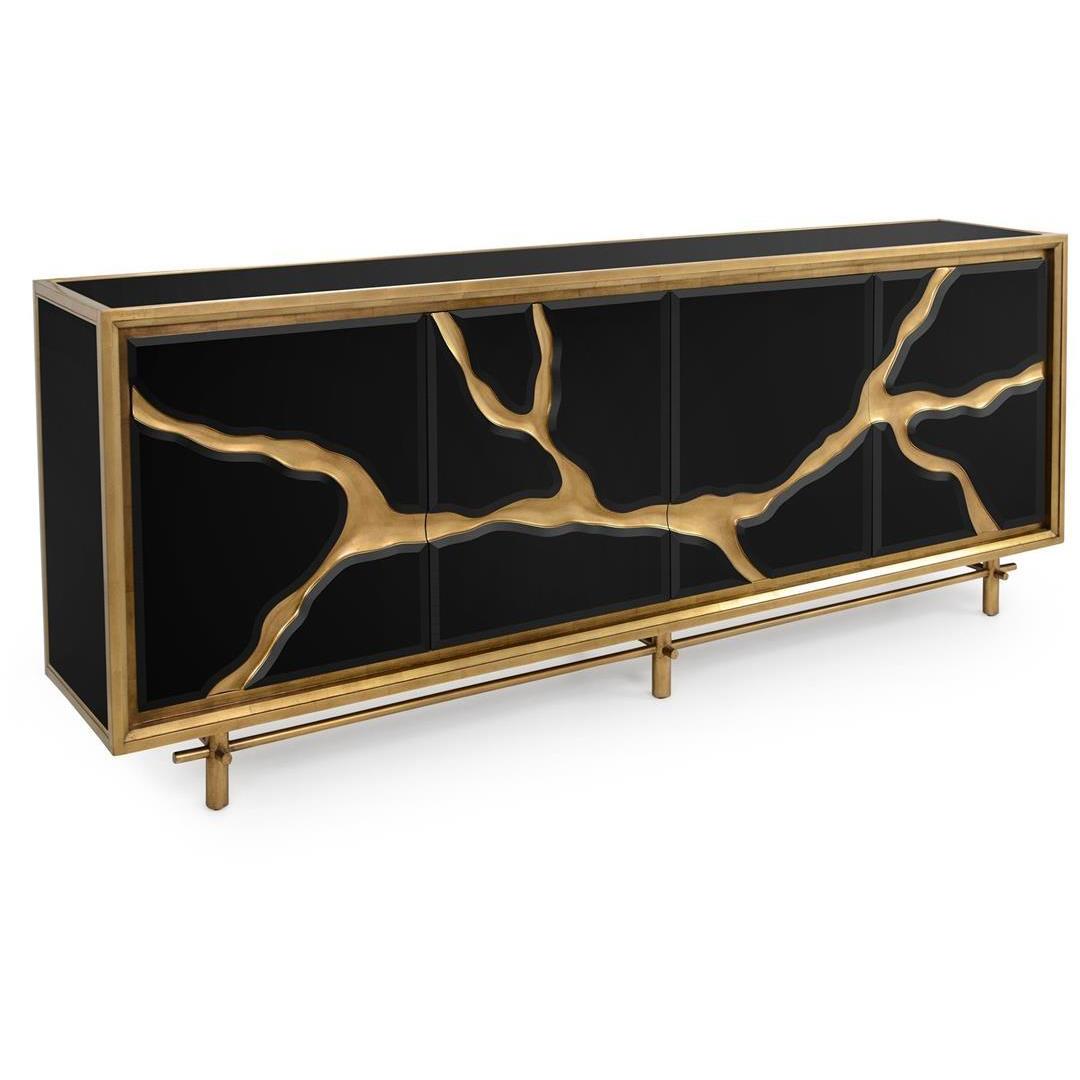 Ravine Black 94 X 18.25 inch Credenza
