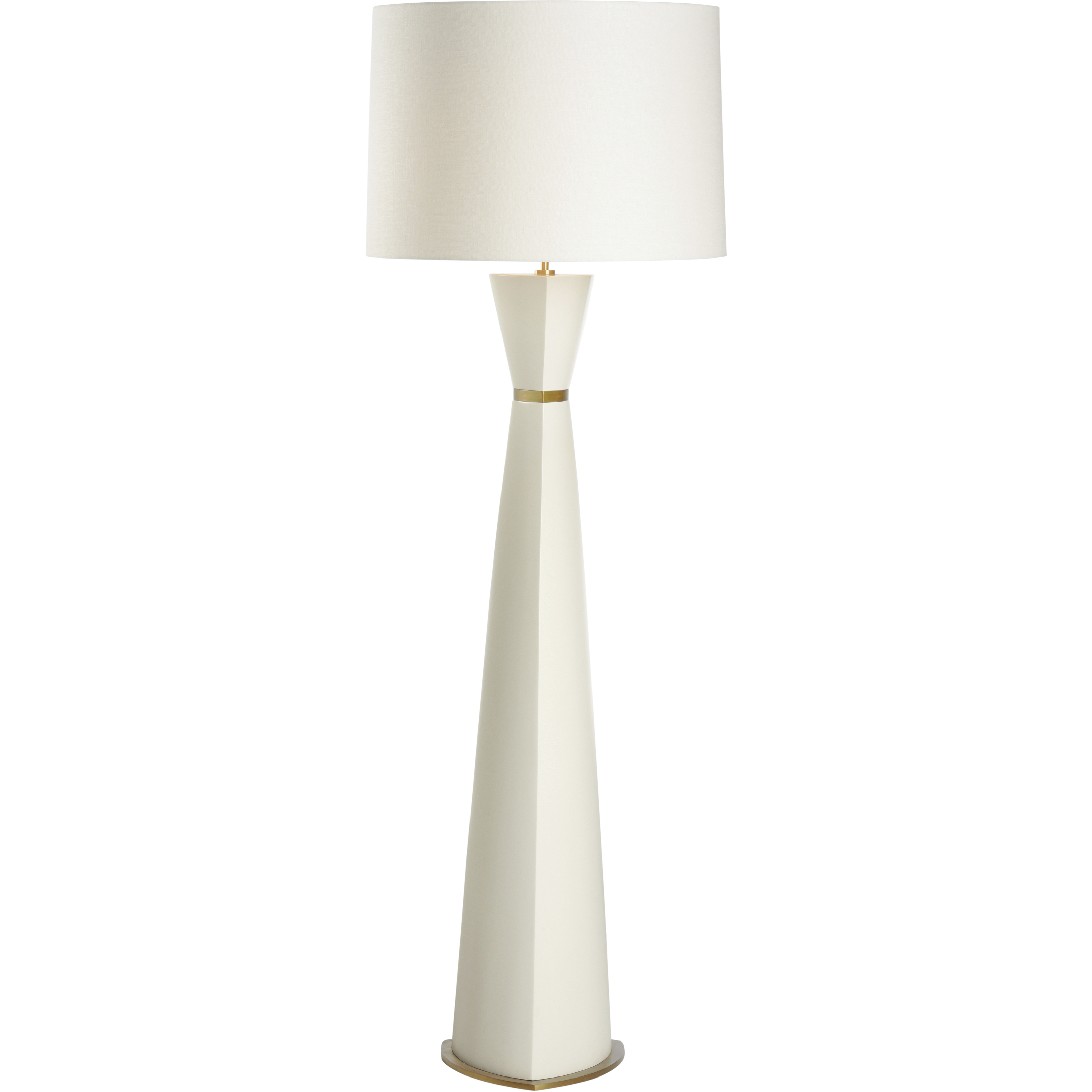 Zuri 57 inch 60.00 watt White/Cream Floor Lamp Portable Light