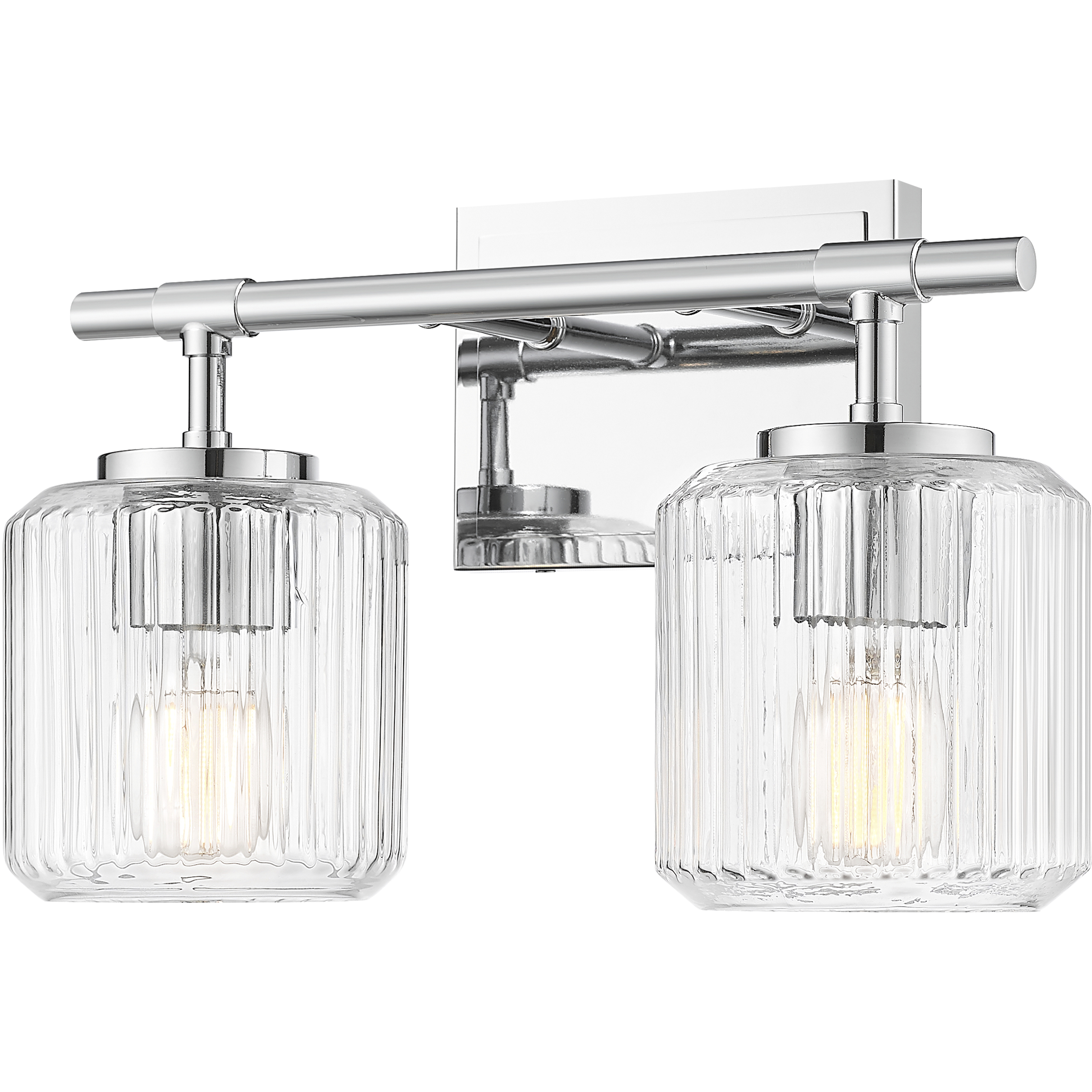 Landon 2 Light 14 inch Chrome Vanity Wall Light