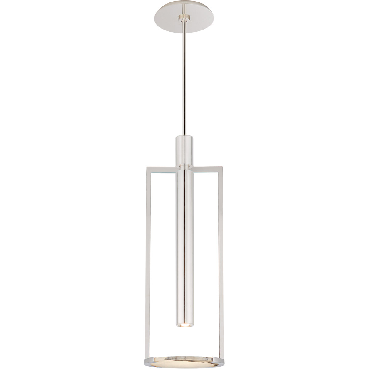 Kelly Wearstler Melange LED 10.25 inch Polished Nickel Floating Disc Pendant Ceiling Light, Medium