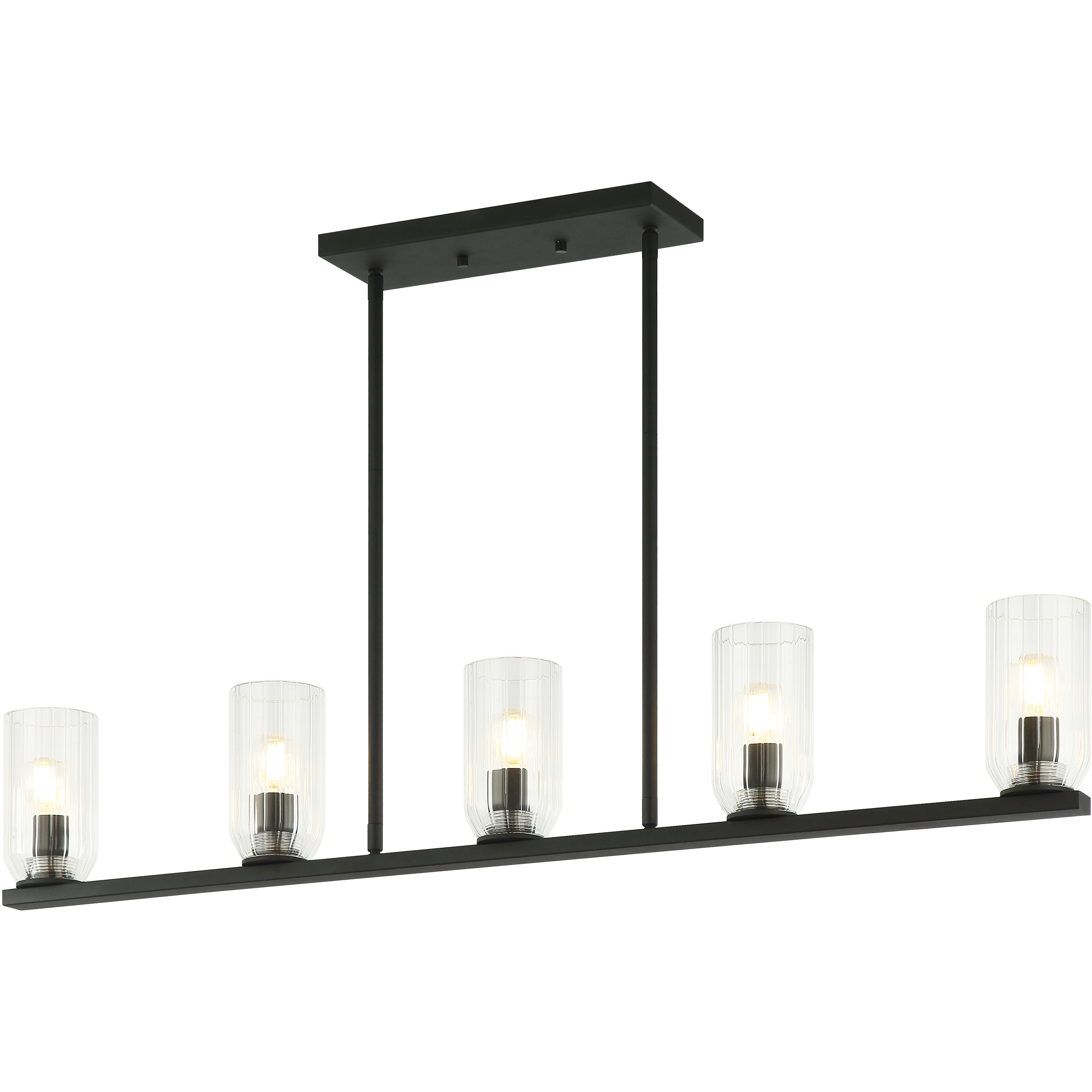 Westlock 5 Light 3.25 inch Matte Black Pendant Ceiling Light