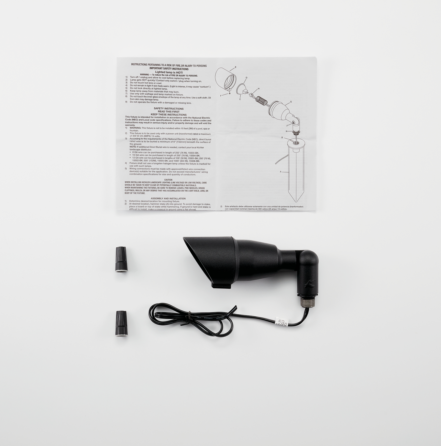 Independence 12 50.00 watt Textured Black Landscape 12V Accent in Incandescent