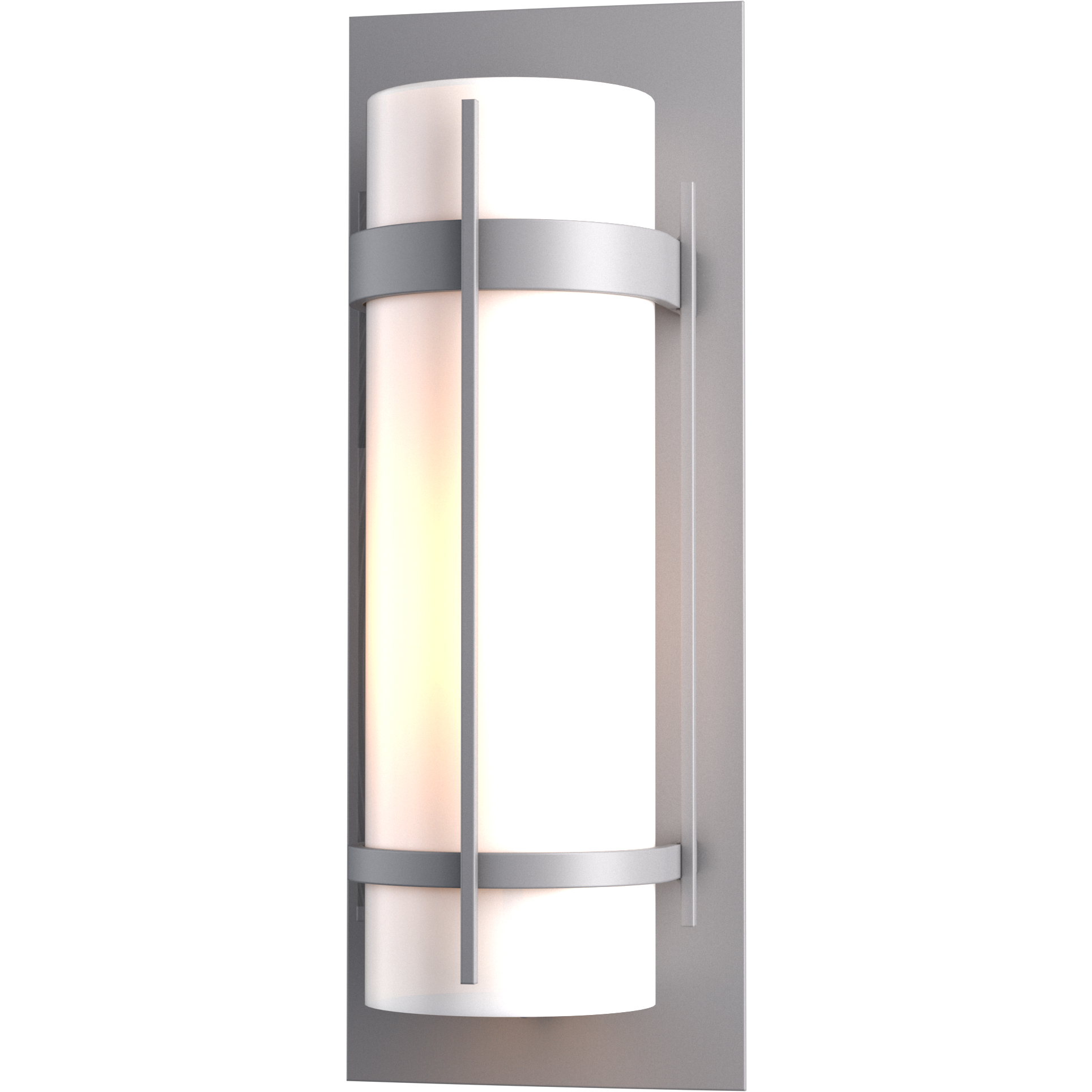 Banded 1 Light 20.8 inch Coastal Burnished Steel Outdoor Sconce, Large