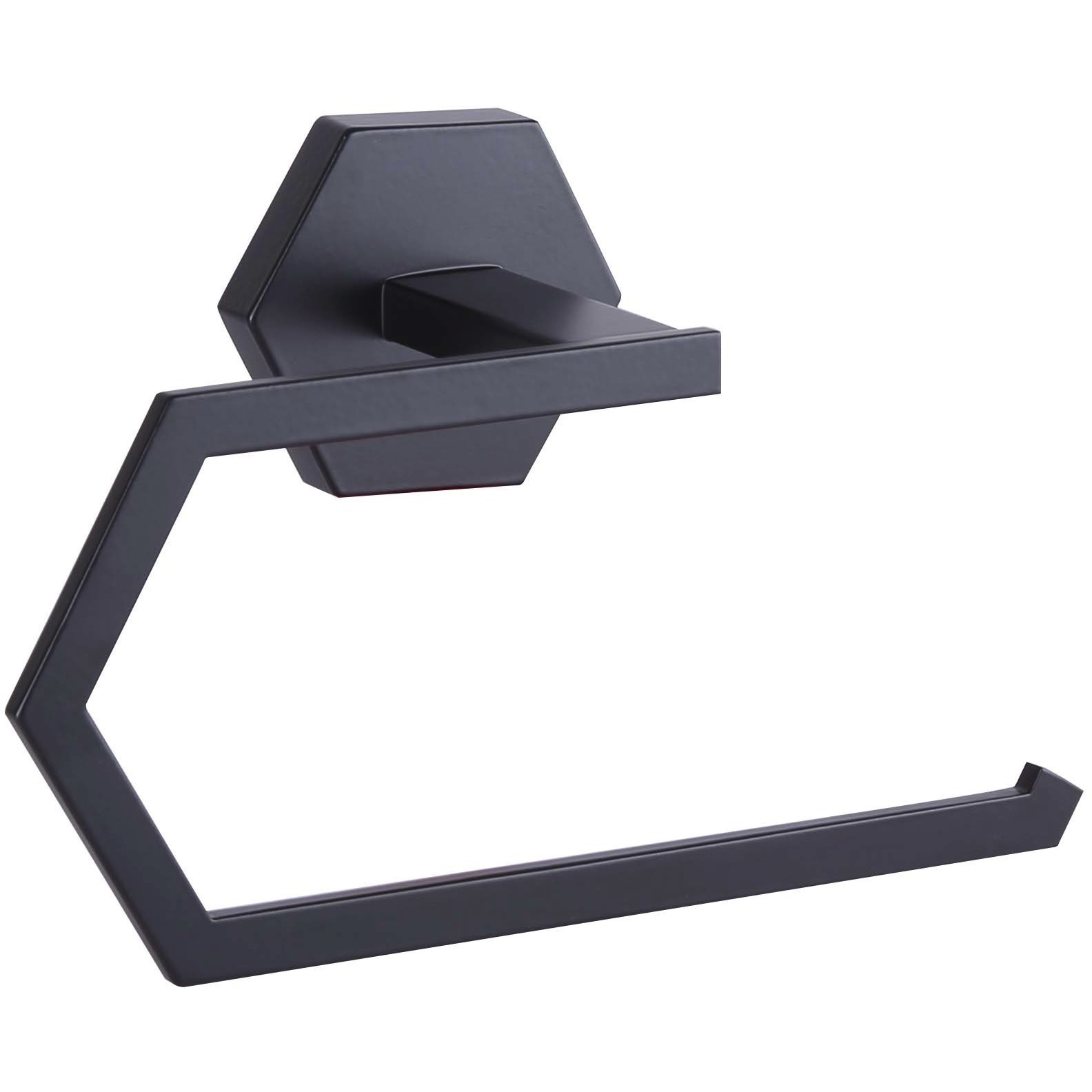 Atalee 7.5 inch Black Toilet Paper Holder