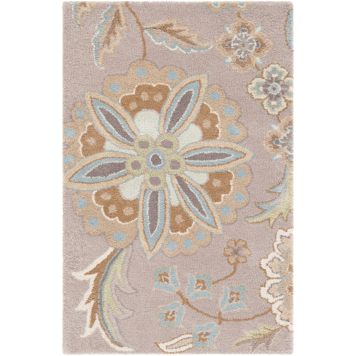 Surya ATH5127-23 Athena 36 X 24 inch Sky Blue/Camel/Tan/Dark Green/Sage ...
