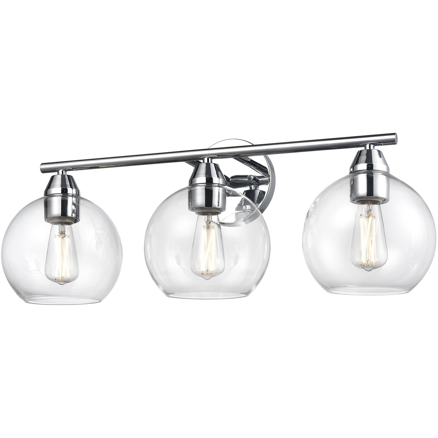 Andromeda 3 Light 24 inch Chrome Bath Vanity Wall Light