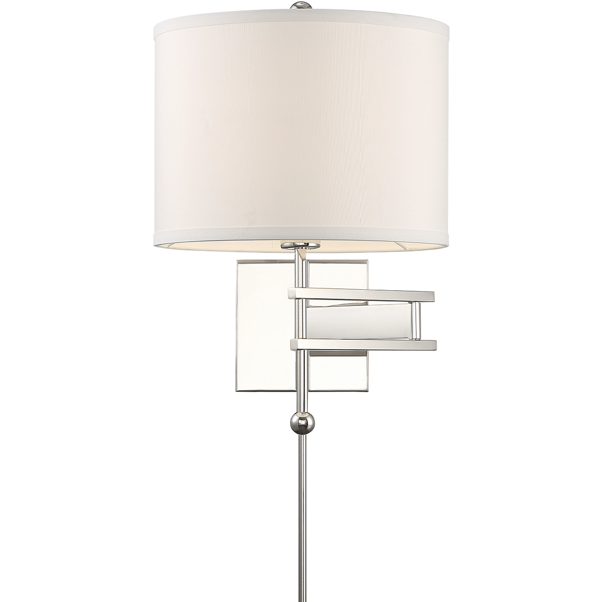 Marshall 20.5 inch 60.00 watt Polished Nickel Task Sconce Wall Light
