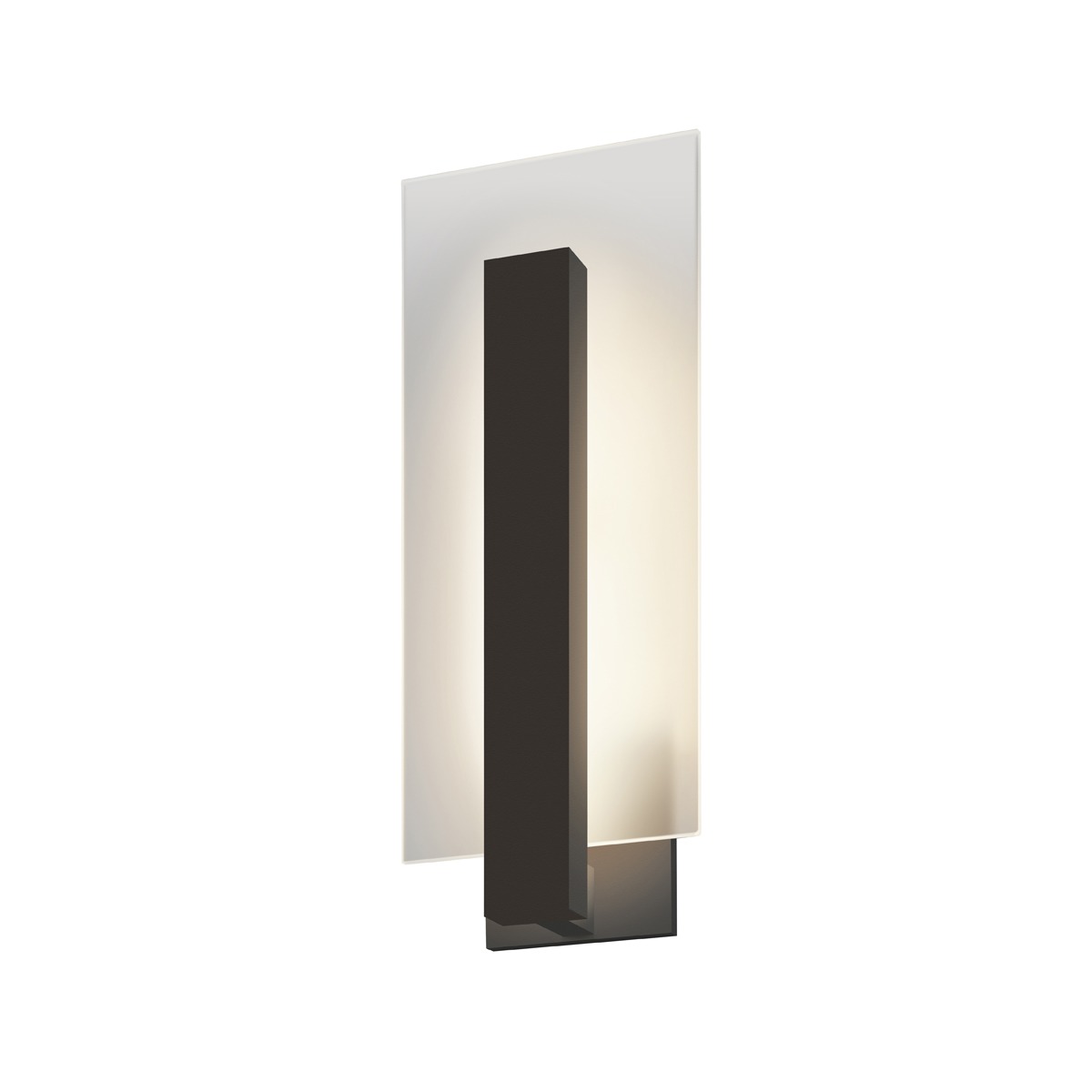 Midtown LED 18 inch Textured Bronze Indoor-Outdoor Sconce, Inside-Out