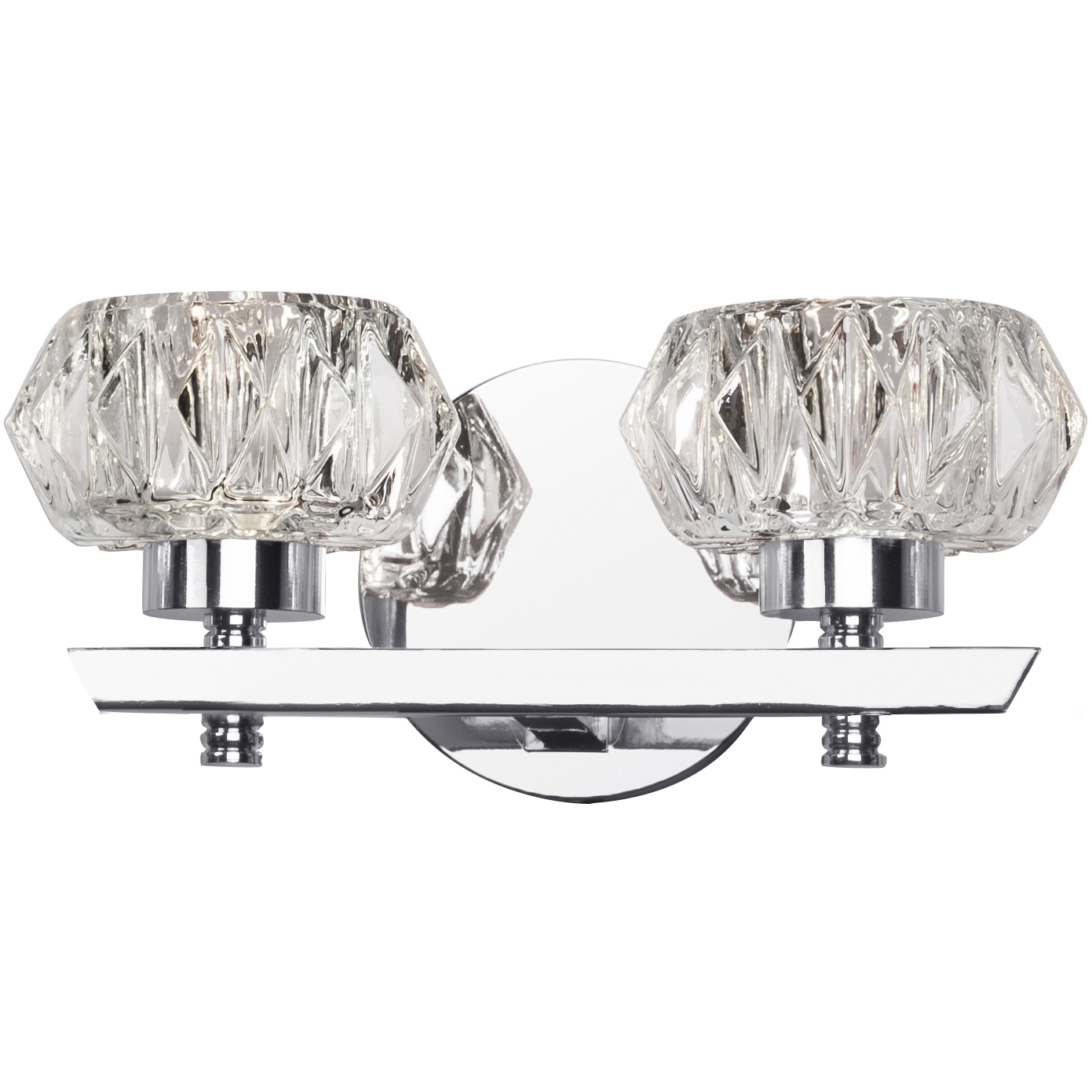 Basin LED 10.38 inch Chrome Vanity Light Wall Light