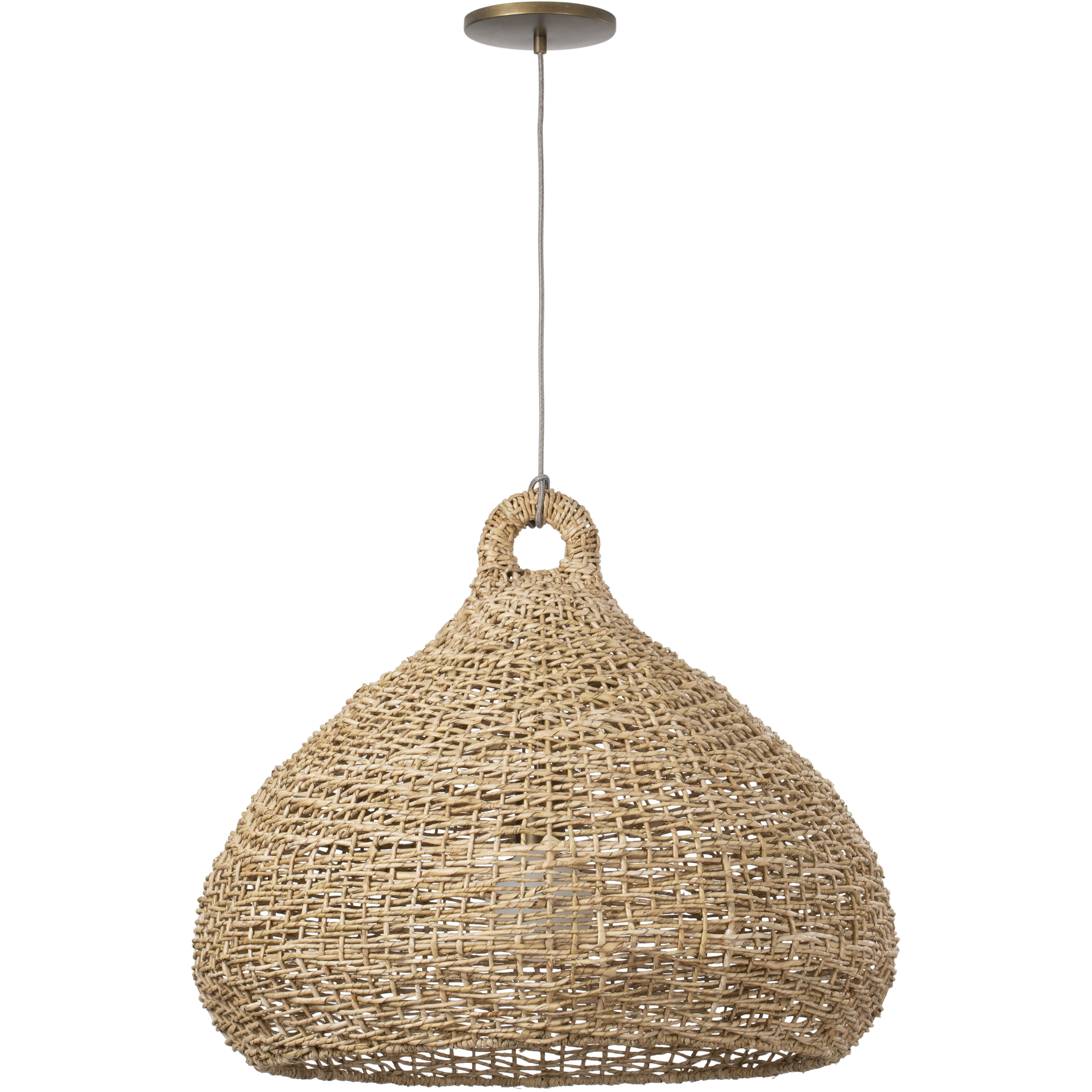 Lechlan 1 Light 32 inch Patina Brass Pendant Ceiling Light