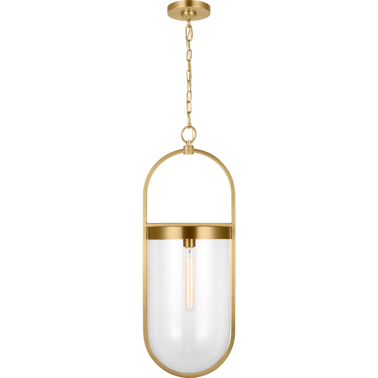C&M by Chapman & Myers Blaine 1 Light 11.5 inch Burnished Brass Pendant Ceiling Light