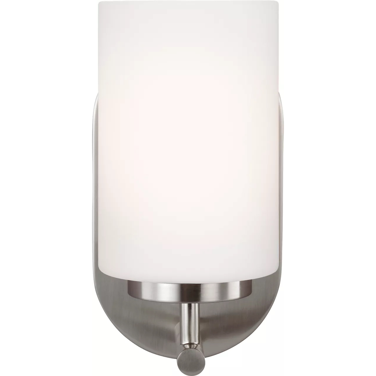 Oslo 1 Light 4.75 inch Brushed Nickel Wall Bath Fixture Wall Light