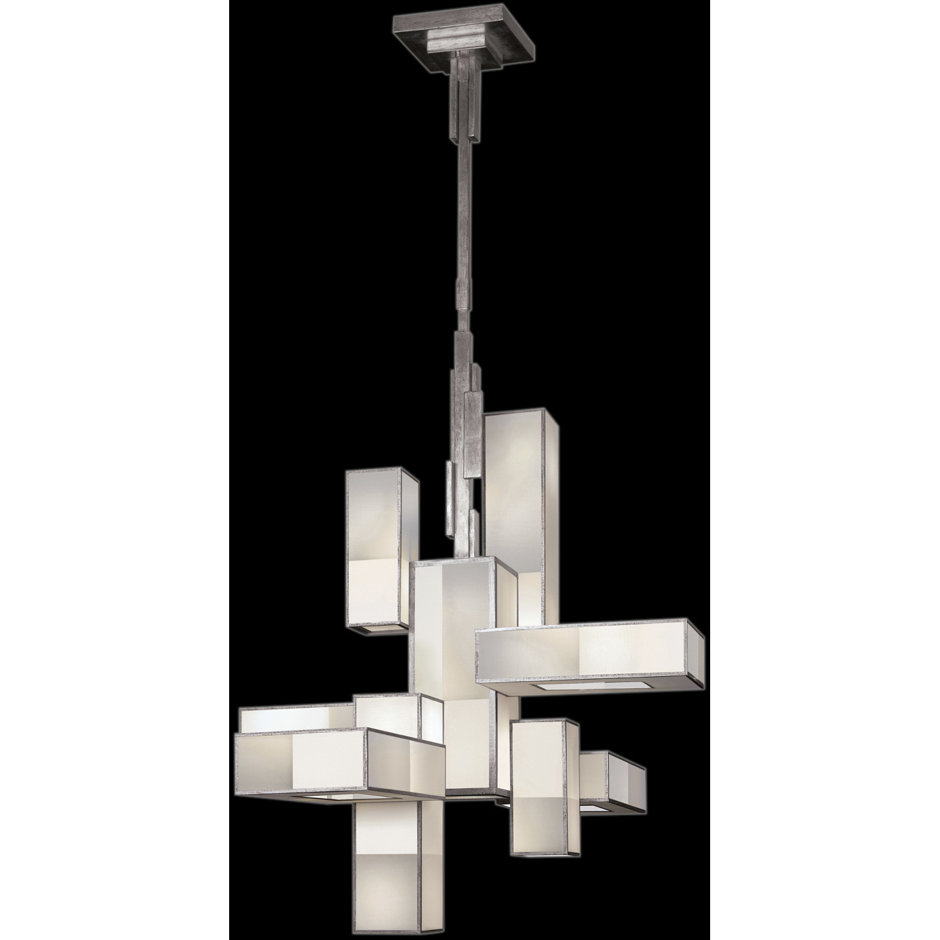 Perspectives 12 Light 39 inch Silver Chandelier Ceiling Light