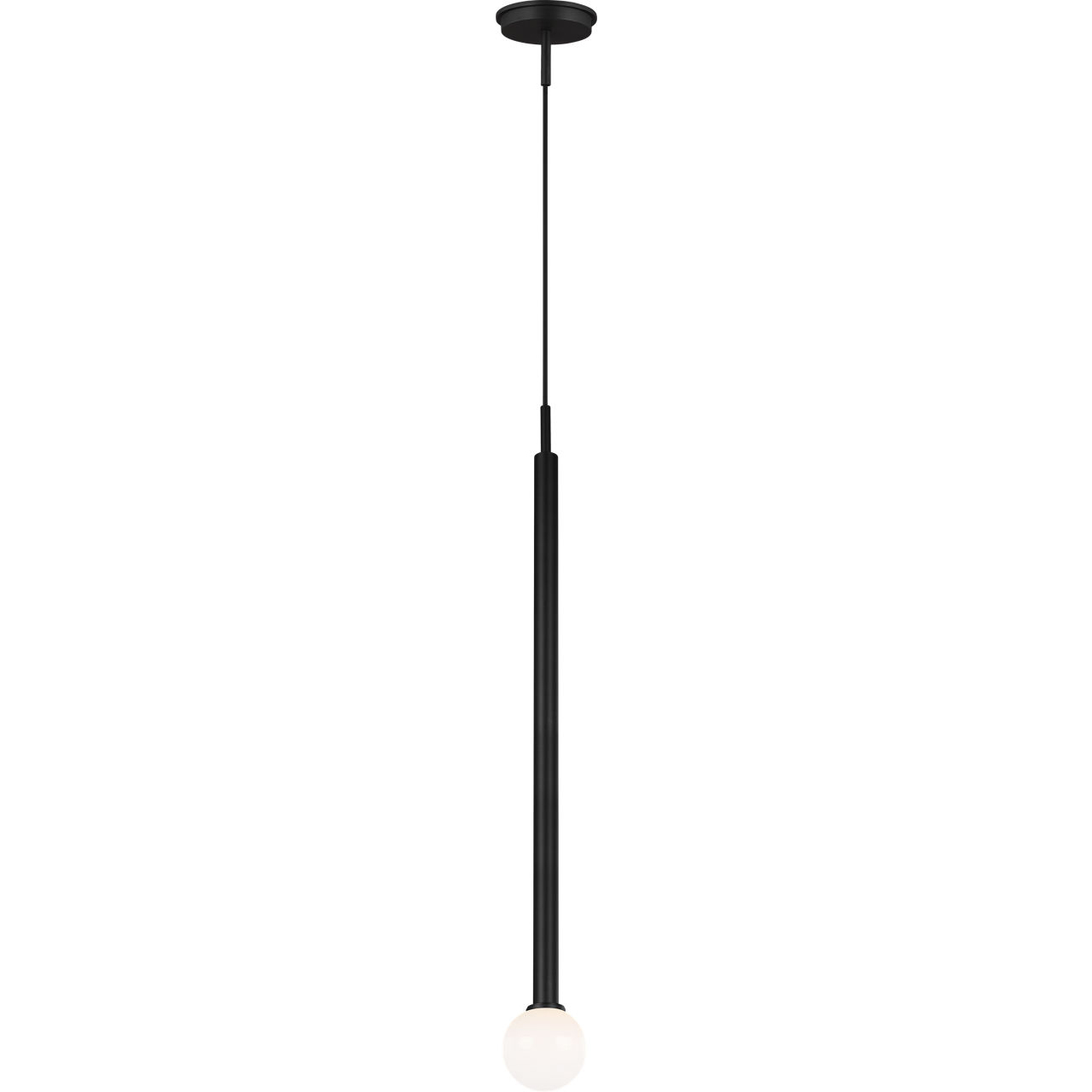 Kelly by Kelly Wearstler Nodes 1 Light 8 inch Midnight Black Pendant Ceiling Light