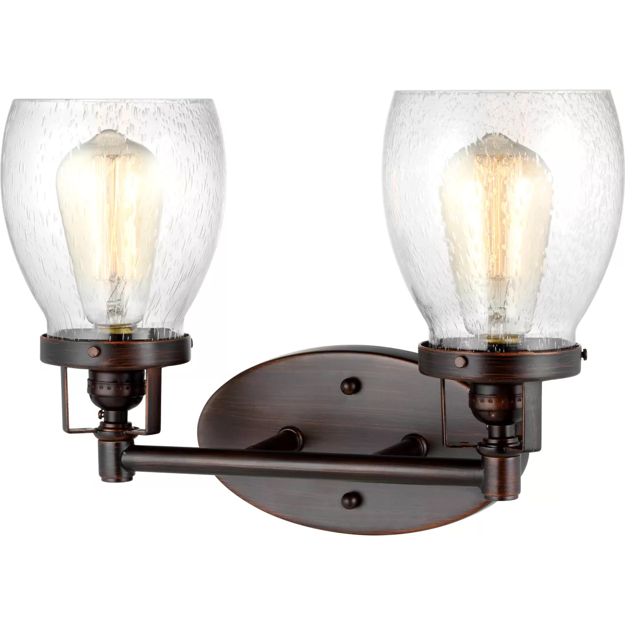 Belton 2 Light 15 inch Bronze Wall Bath Fixture Wall Light