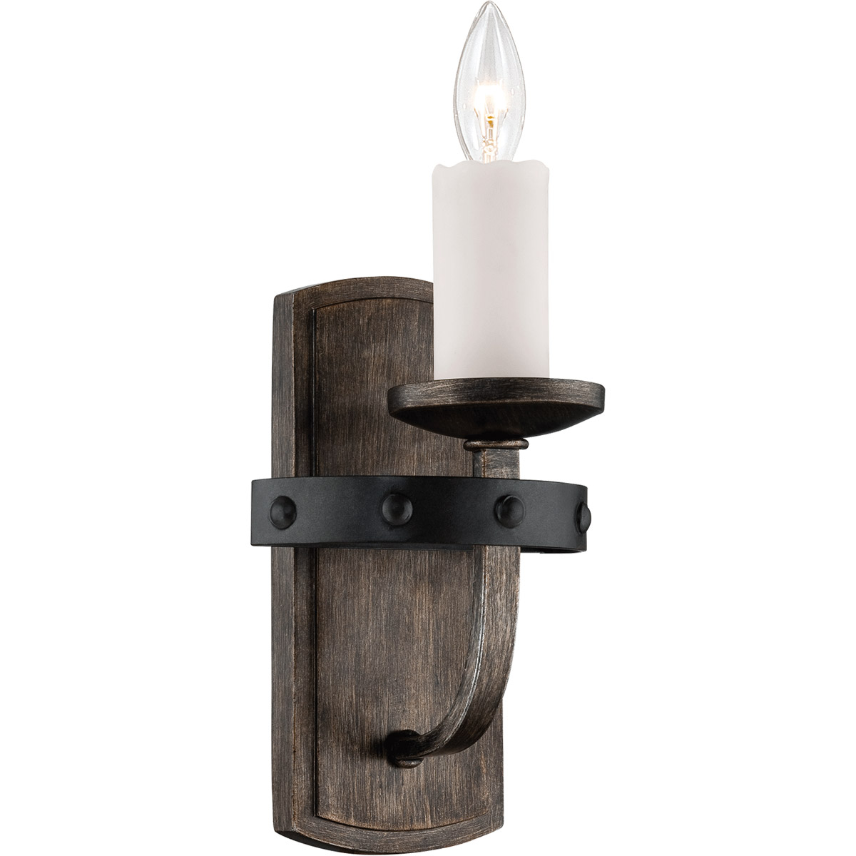 Alsace 1 Light 6 inch Reclaimed Wood Sconce Wall Light