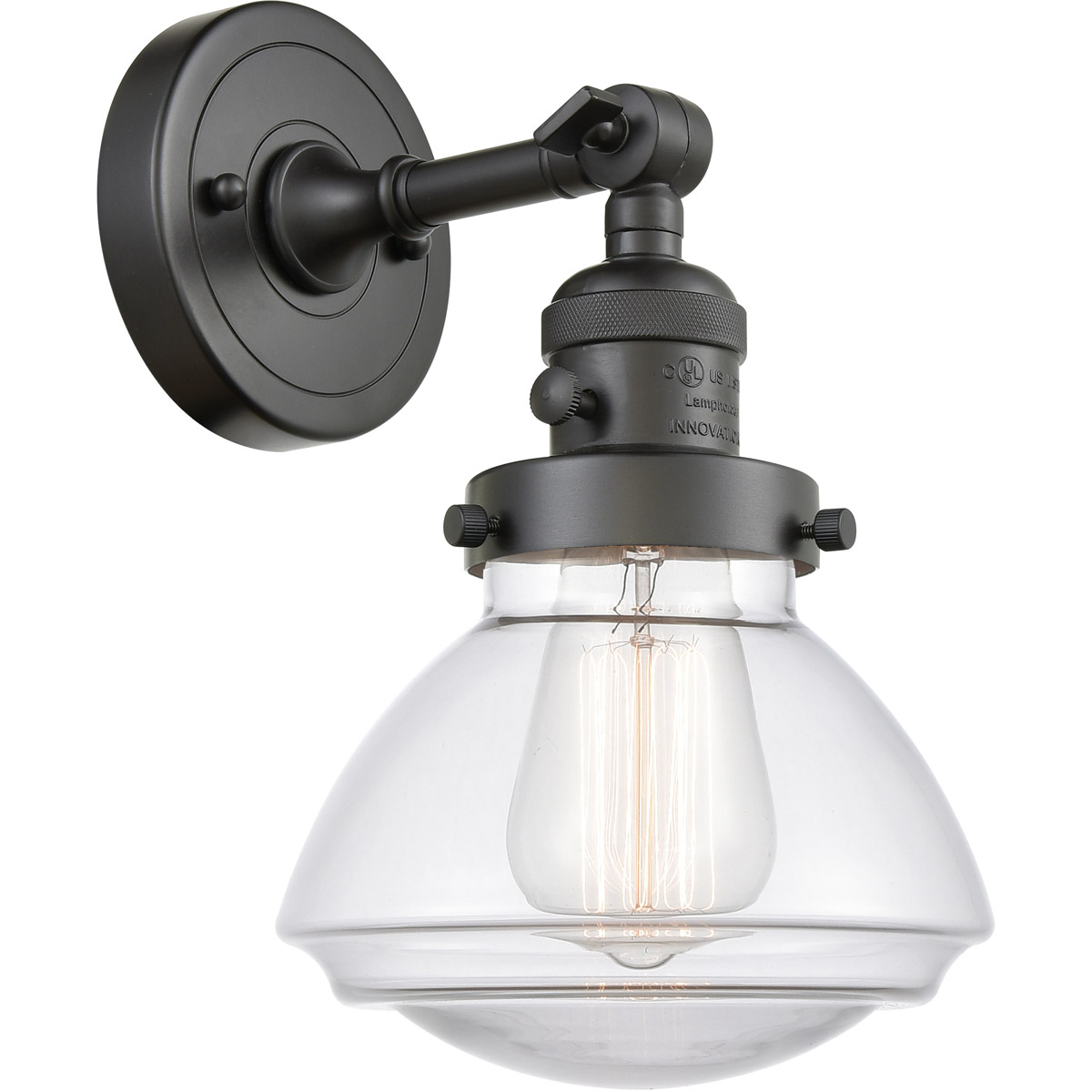 Franklin Restoration Olean LED 7 inch Oil Rubbed Bronze Sconce Wall Light, Franklin Restoration
