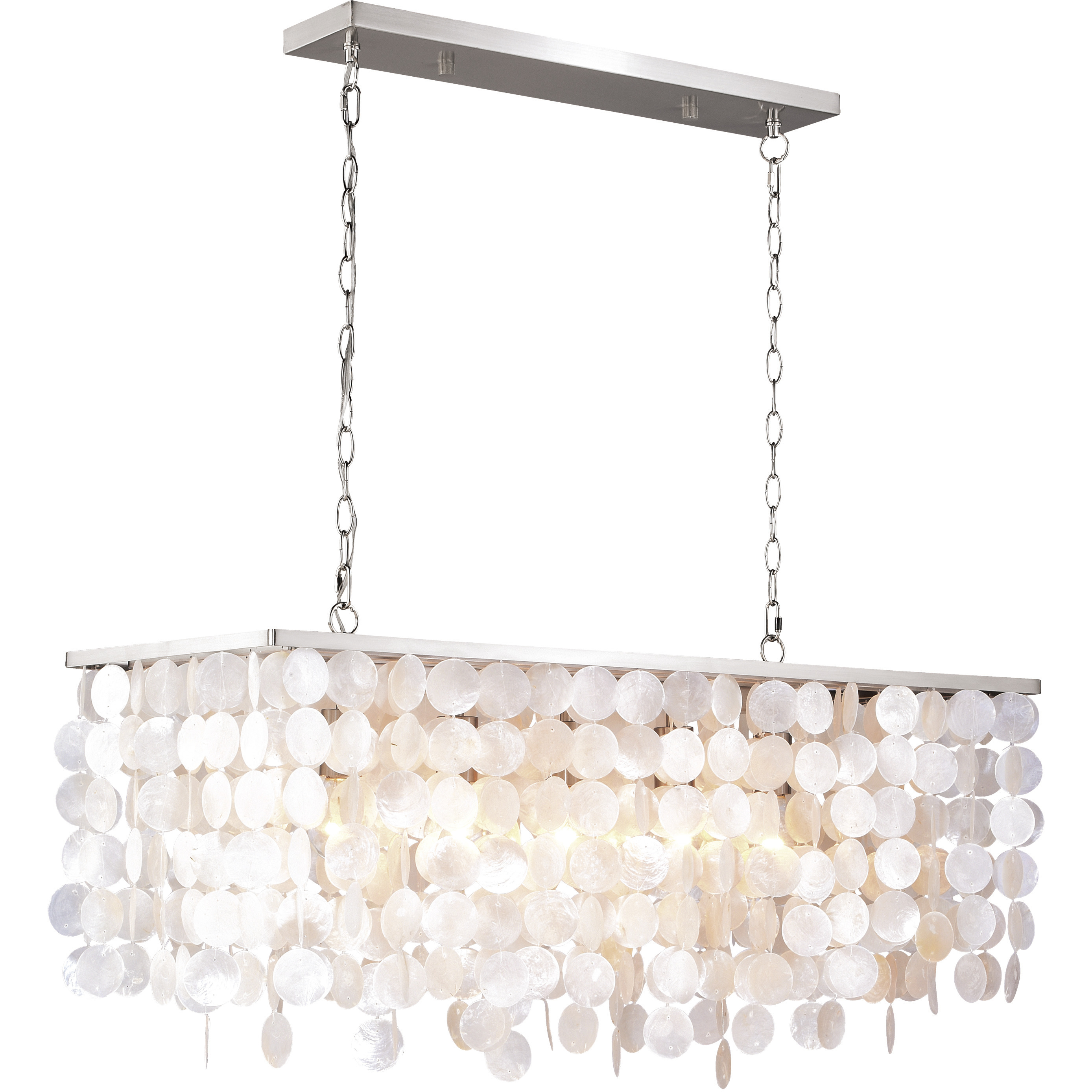 Elsa LED 36 inch Satin Nickel Pendant Ceiling Light