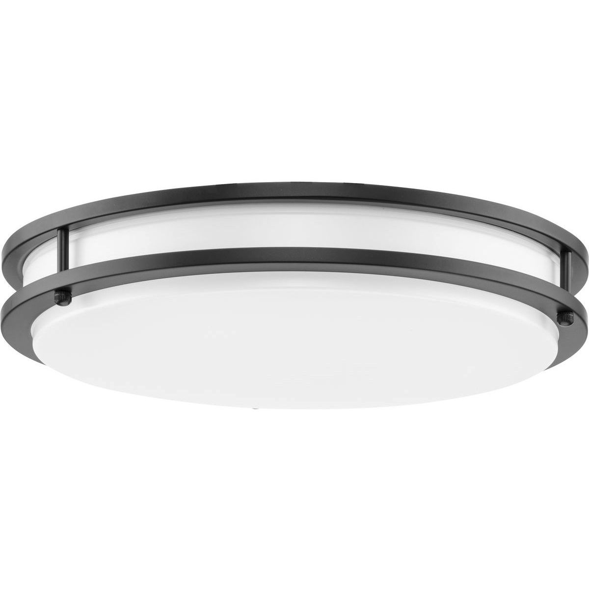 Abide LED LED 14 inch Matte Black Flush Mount Ceiling Light, Medium, Progress LED