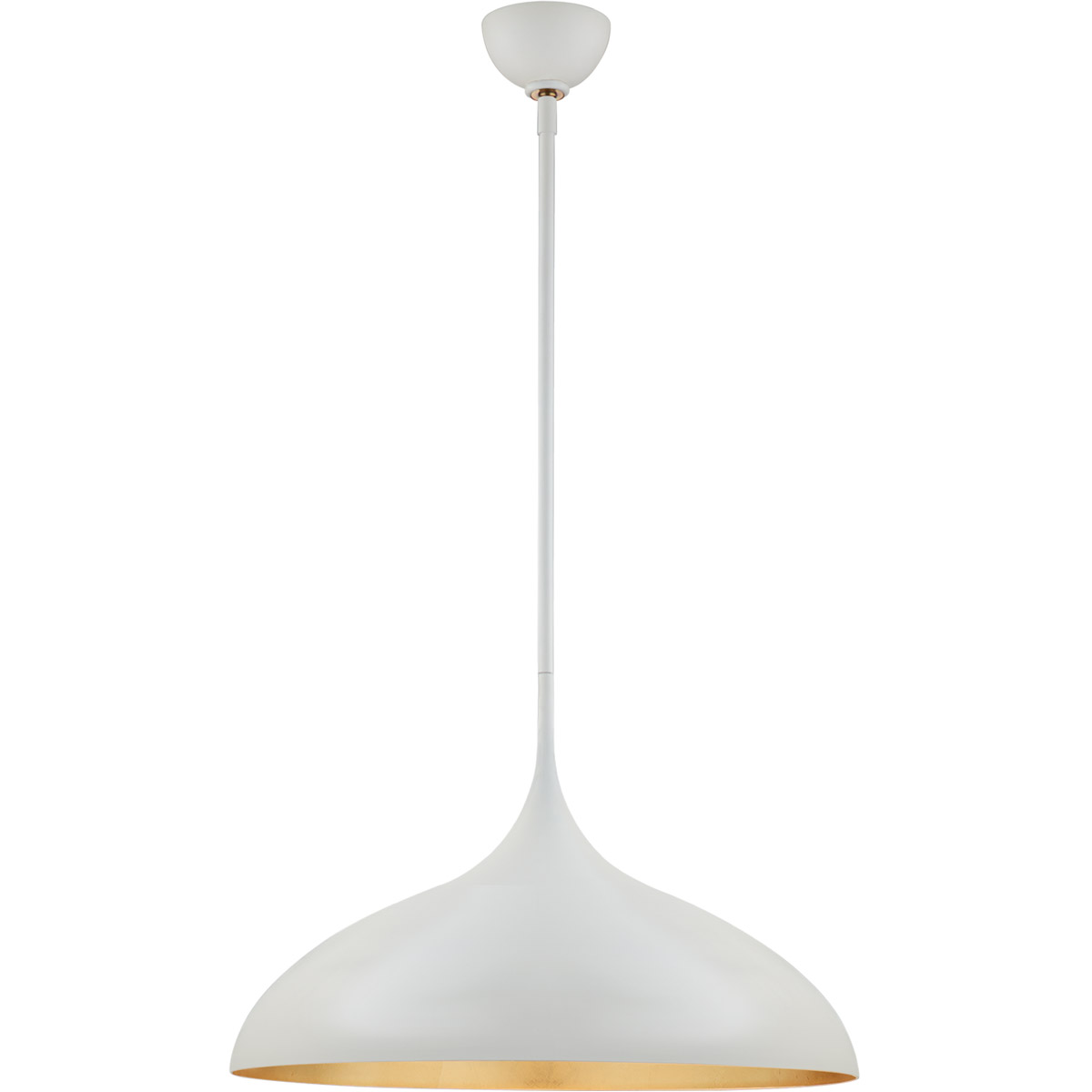 AERIN Agnes 1 Light 21 inch Plaster White Pendant Ceiling Light, Large
