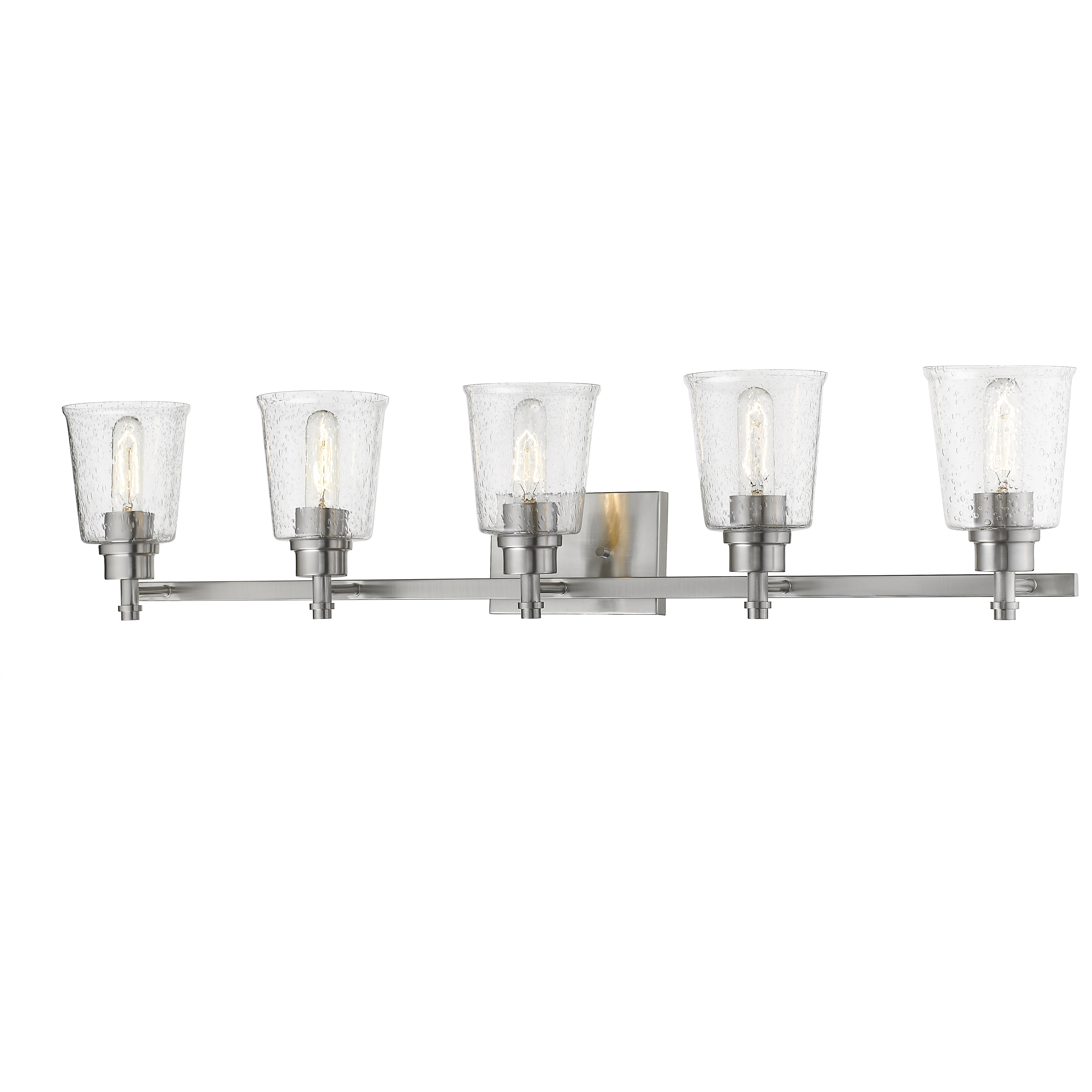 Bohin 5 Light 41.25 inch Brushed Nickel Vanity Wall Light