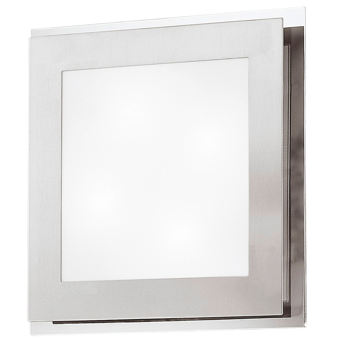 Eos 2 Light 11.75 inch Matte Nickel & Chrome Wall Light