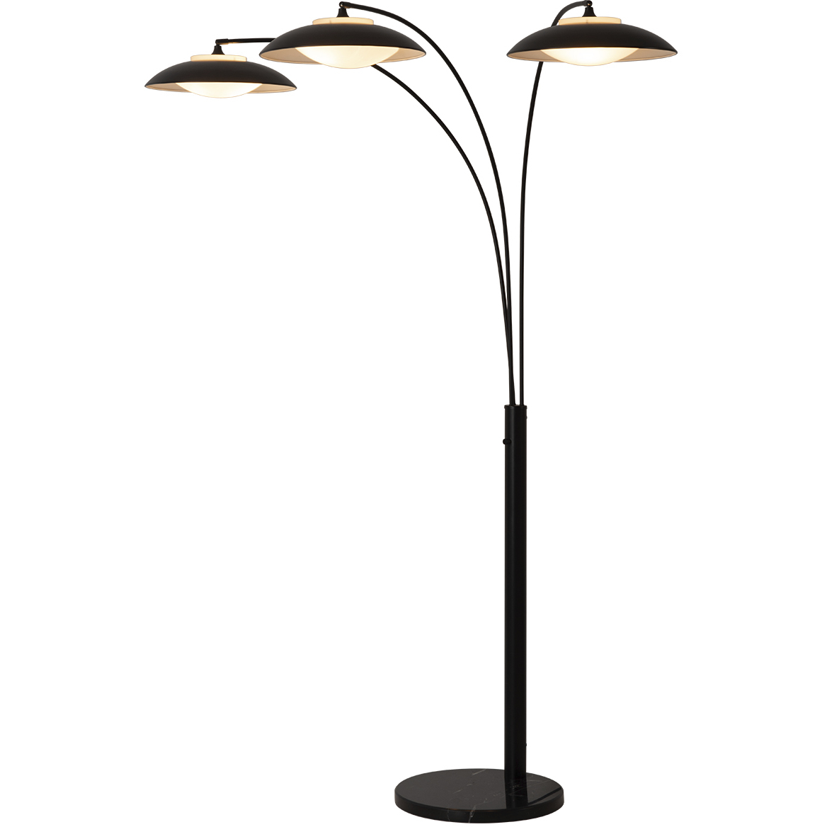 Willow arc black 3 light floor lamp on sale