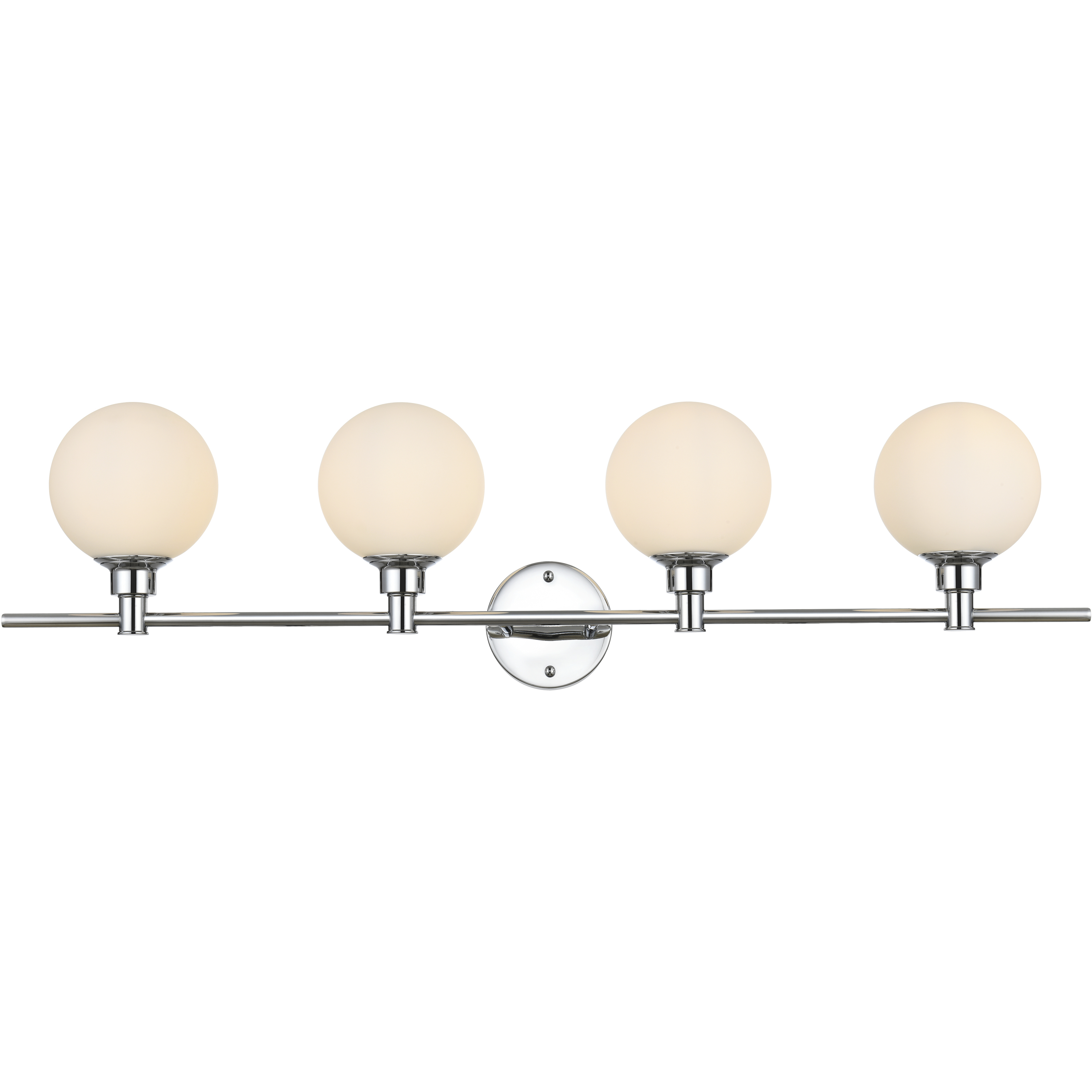 Cordelia 4 Light 38 inch Chrome Bath Sconce Wall Light