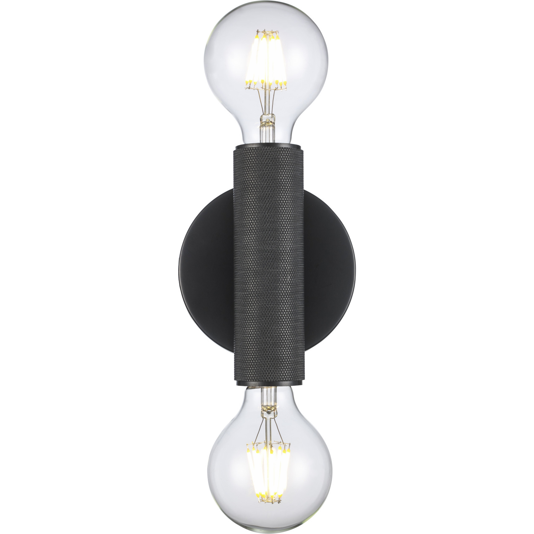 Auburn 2 Light 5 inch Black Wall Sconce Wall Light