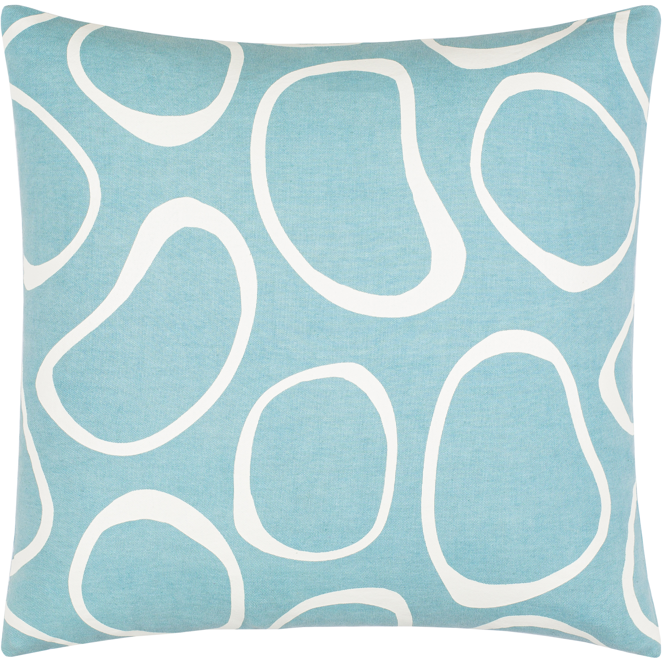 Lachen 18 inch Teal Pillow Kit in 18 x 18, Square