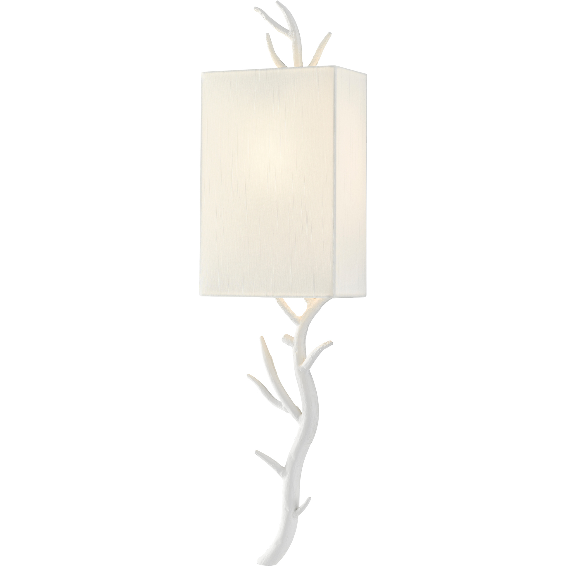 Baneberry 1 Light 8 inch Gesso White Wall Sconce Wall Light, Left