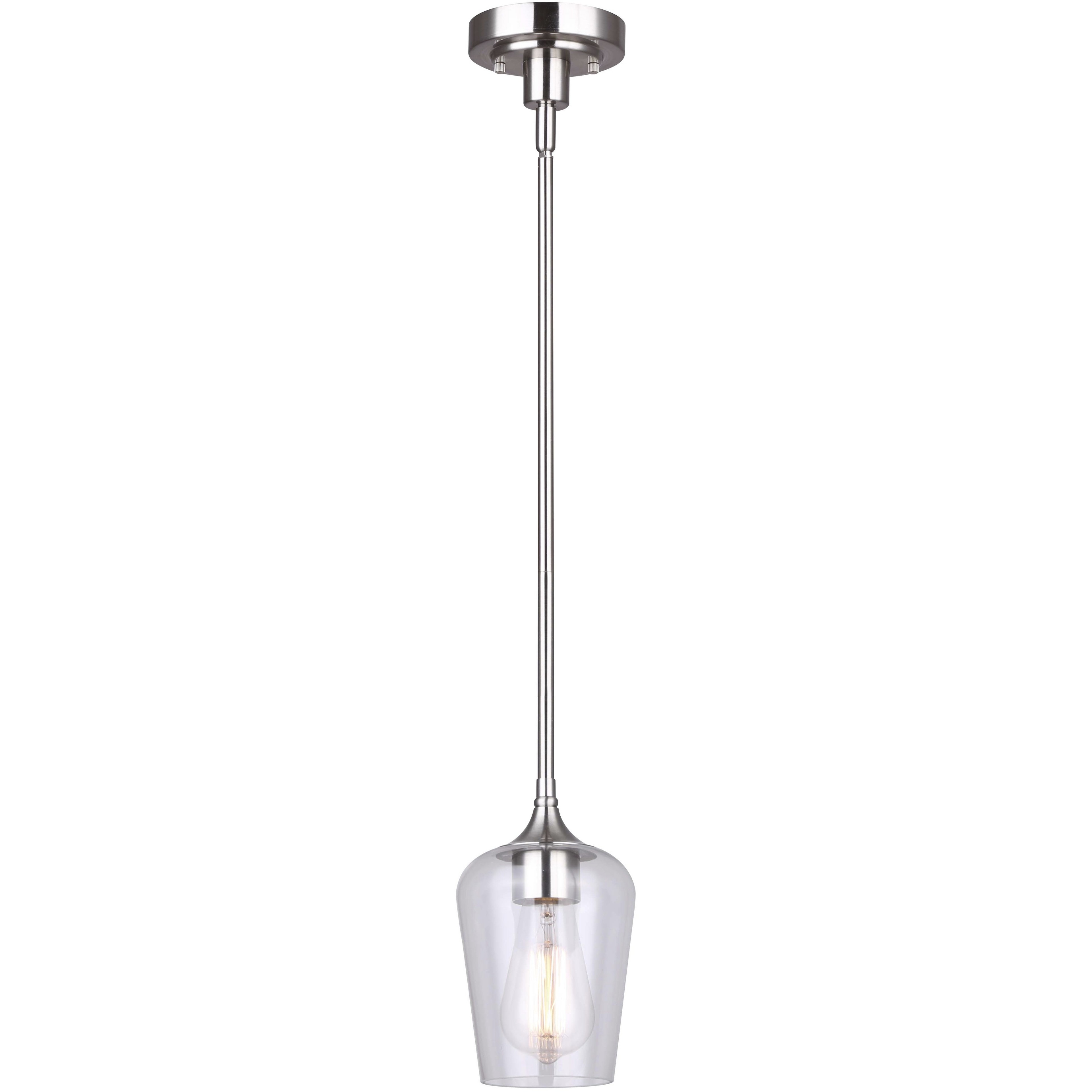 Conall 1 Light 5 inch Brushed Nickel Pendant Ceiling Light