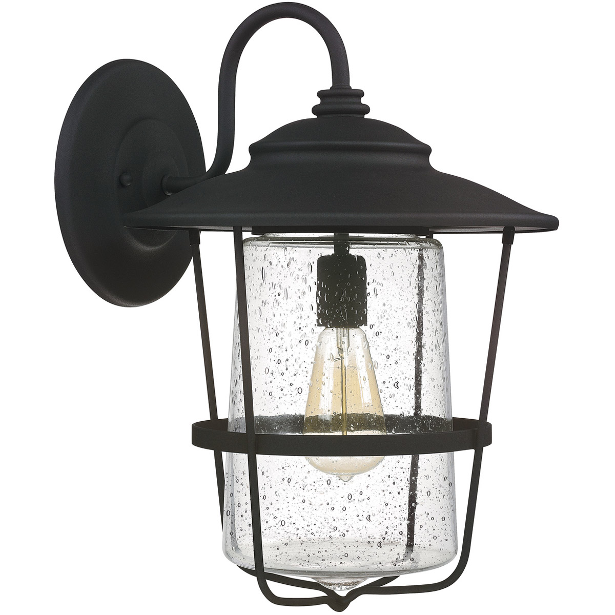 Creekside 1 Light 19 inch Black Outdoor Wall Lantern