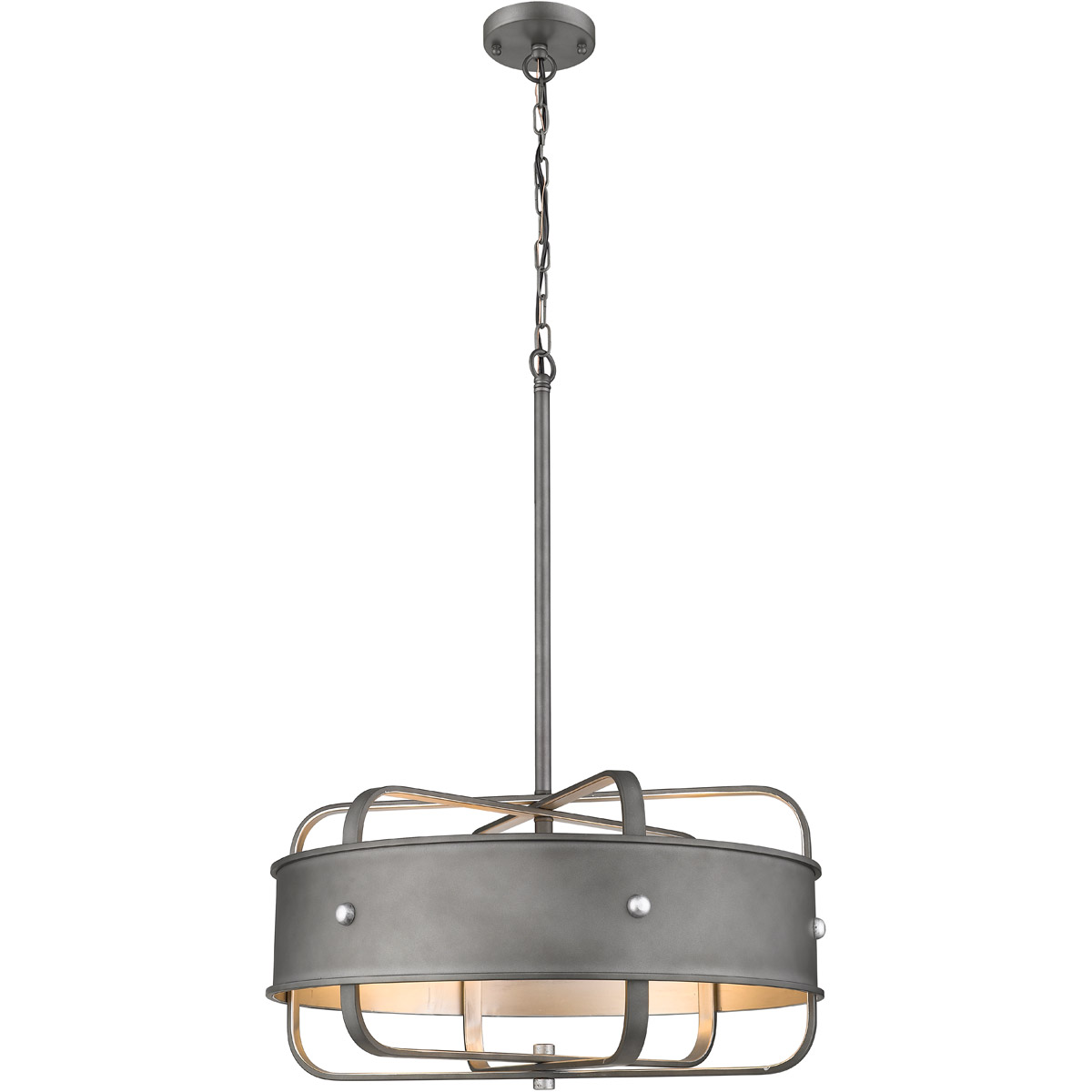 Canada 5 Light 20 inch Charcoal Black Chandelier Ceiling Light