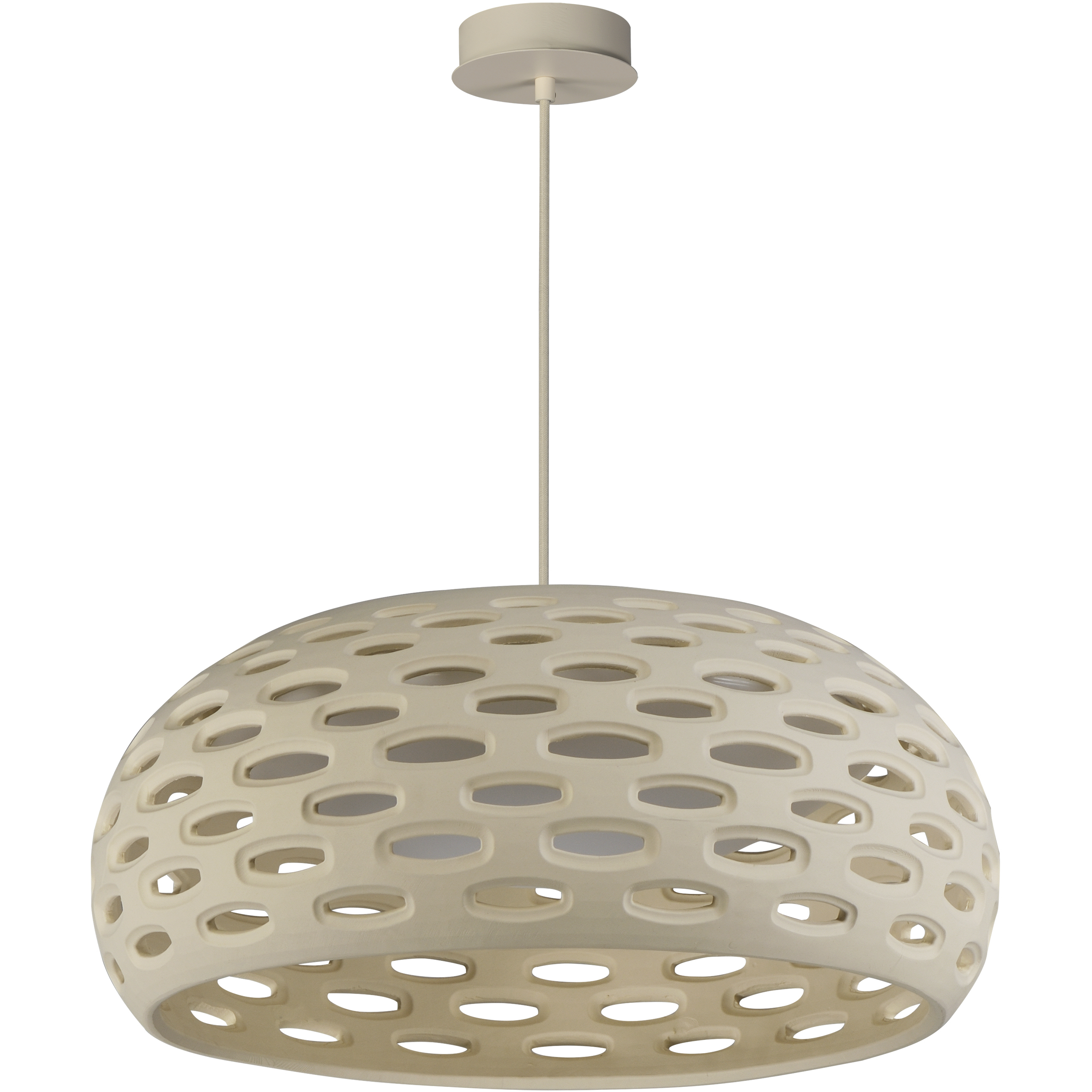 Cambria LED 21.5 inch Oyster Single Pendant Ceiling Light