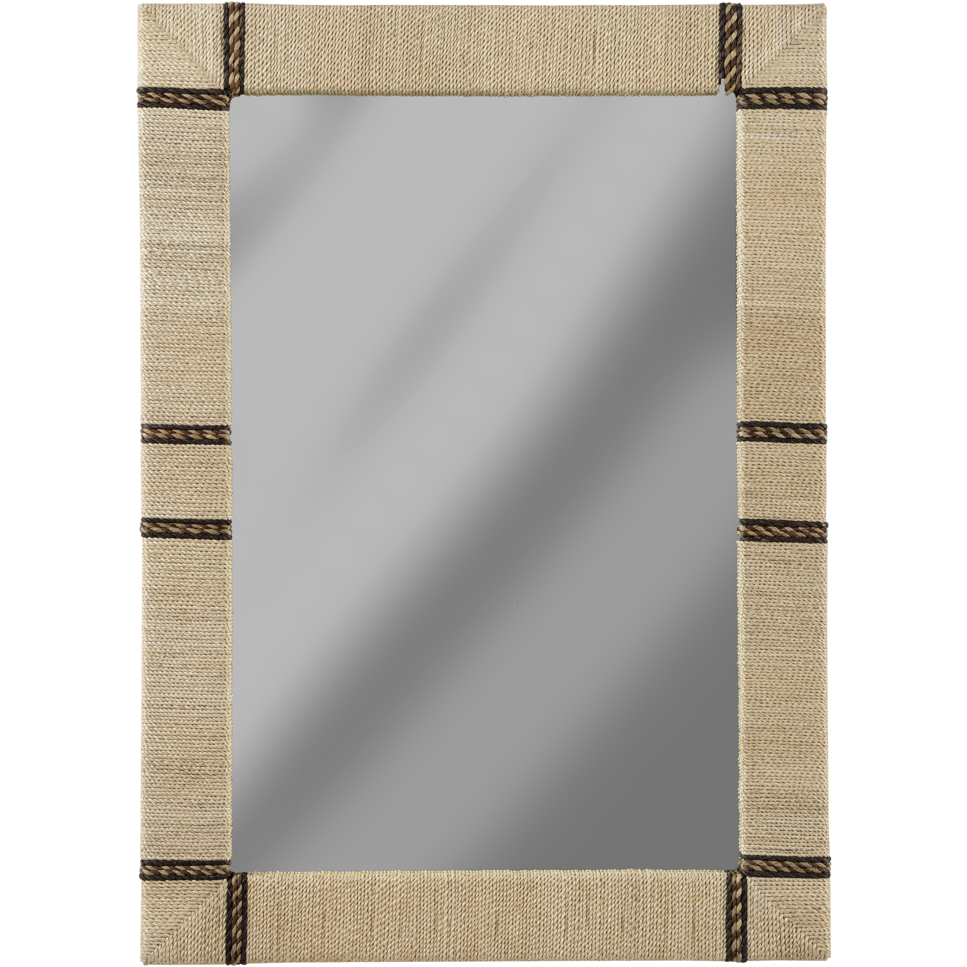 Newton 41.75 X 30 inch Tan Mirror