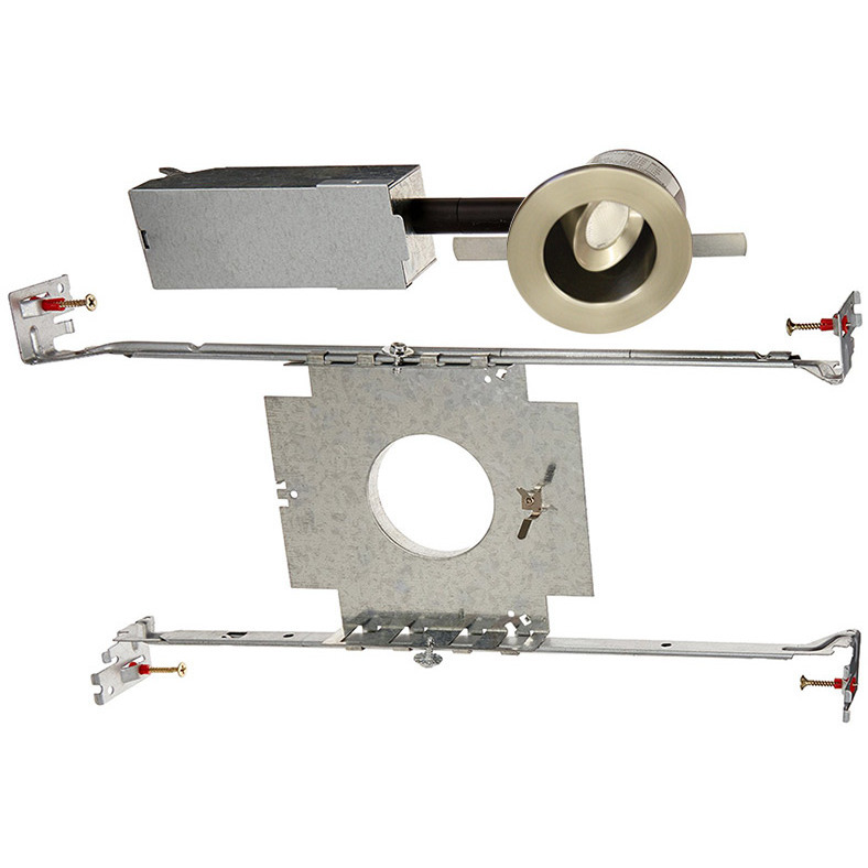 LEDme Mini Recessed LED Brushed Nickel Recessed Lighting in 3000K