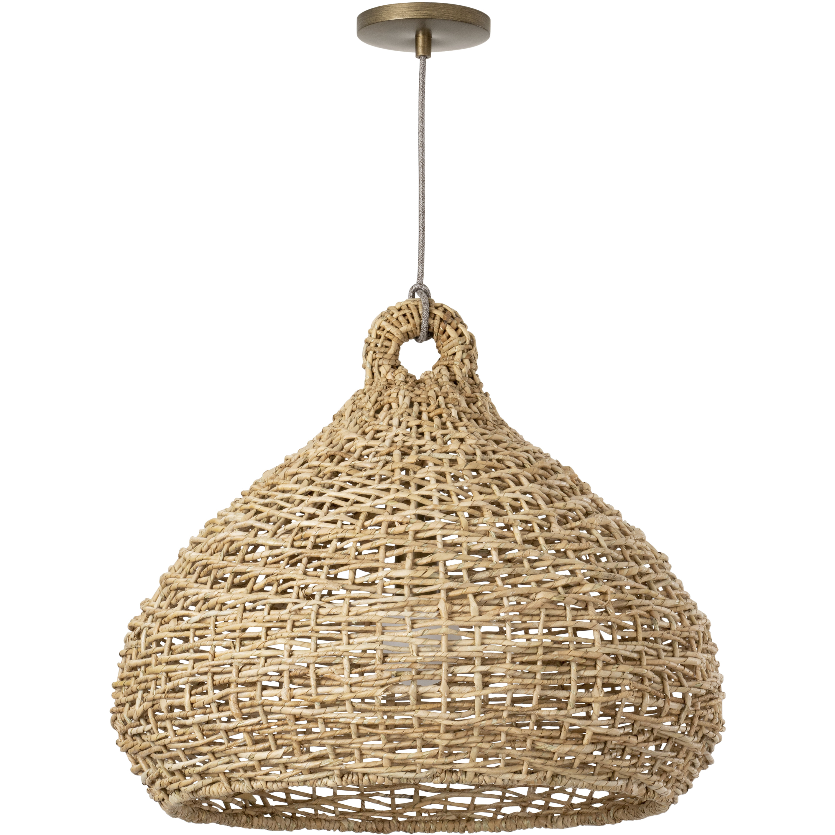 Lechlan 1 Light 22.5 inch Patina Brass Pendant Ceiling Light