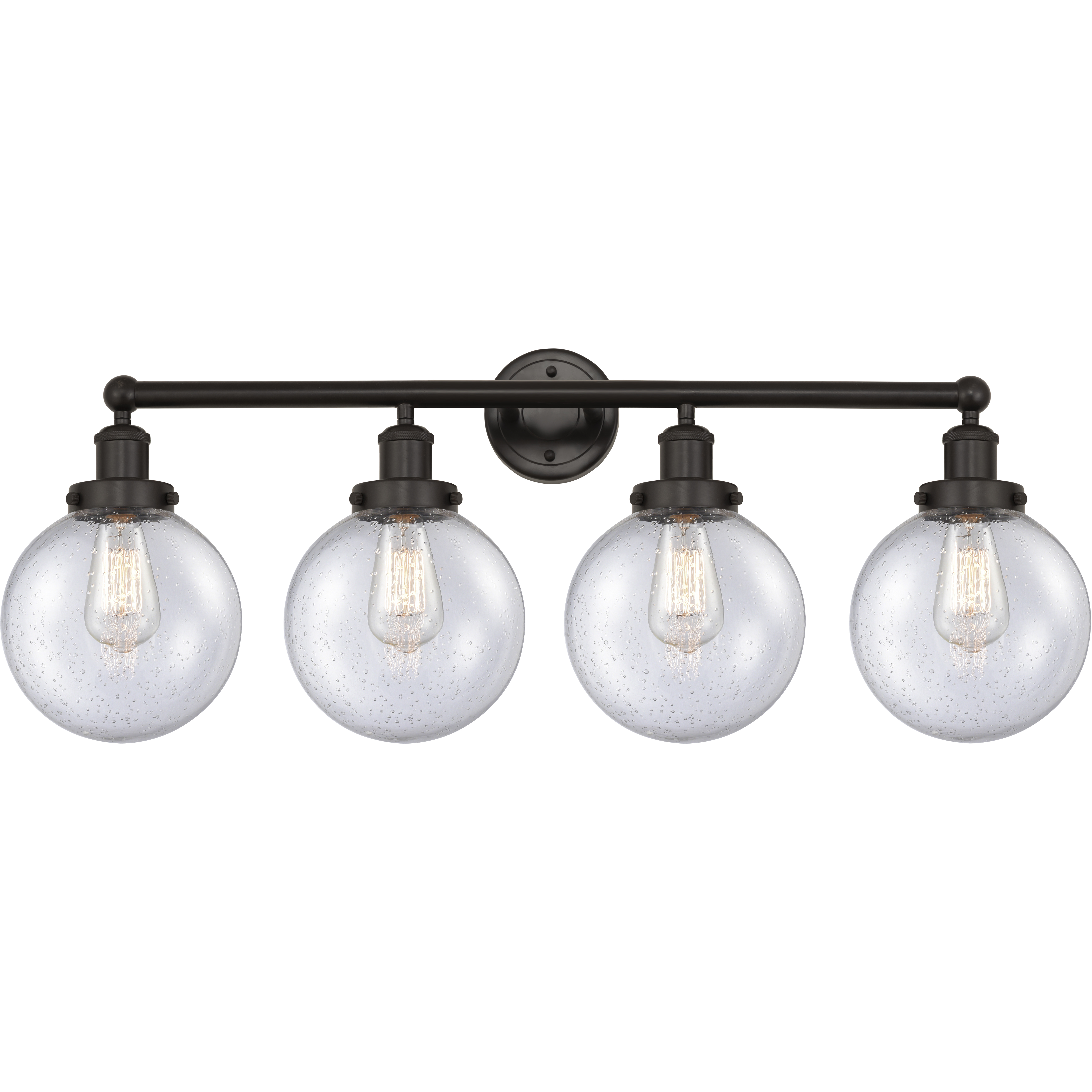 Beacon 4 Light 33.5 inch Oil Rubbed Bronze Bath Vanity Light Wall Light