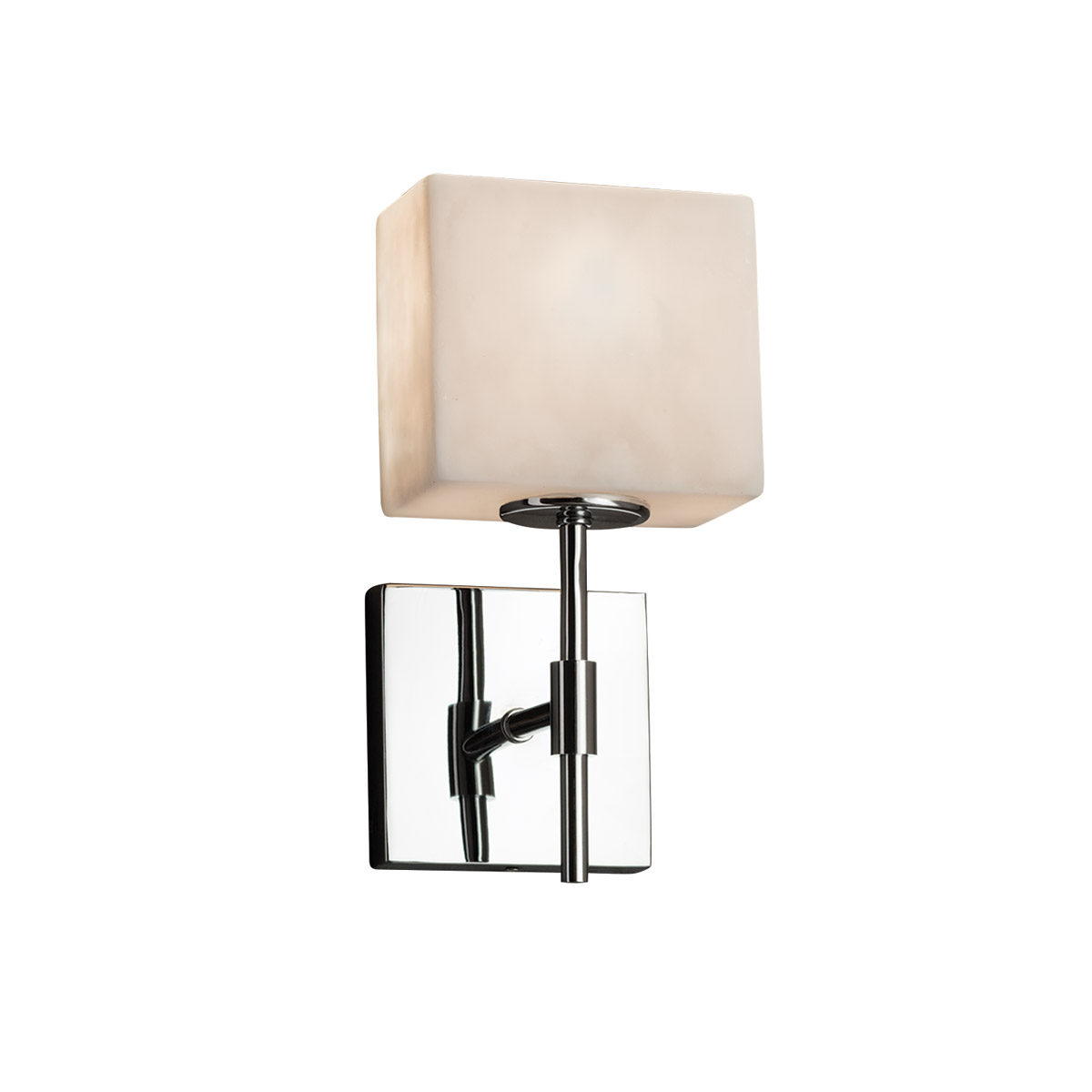 Clouds LED 5.5 inch Brushed Nickel ADA Wall Sconce Wall Light in 700 Lm LED, Rectangle
