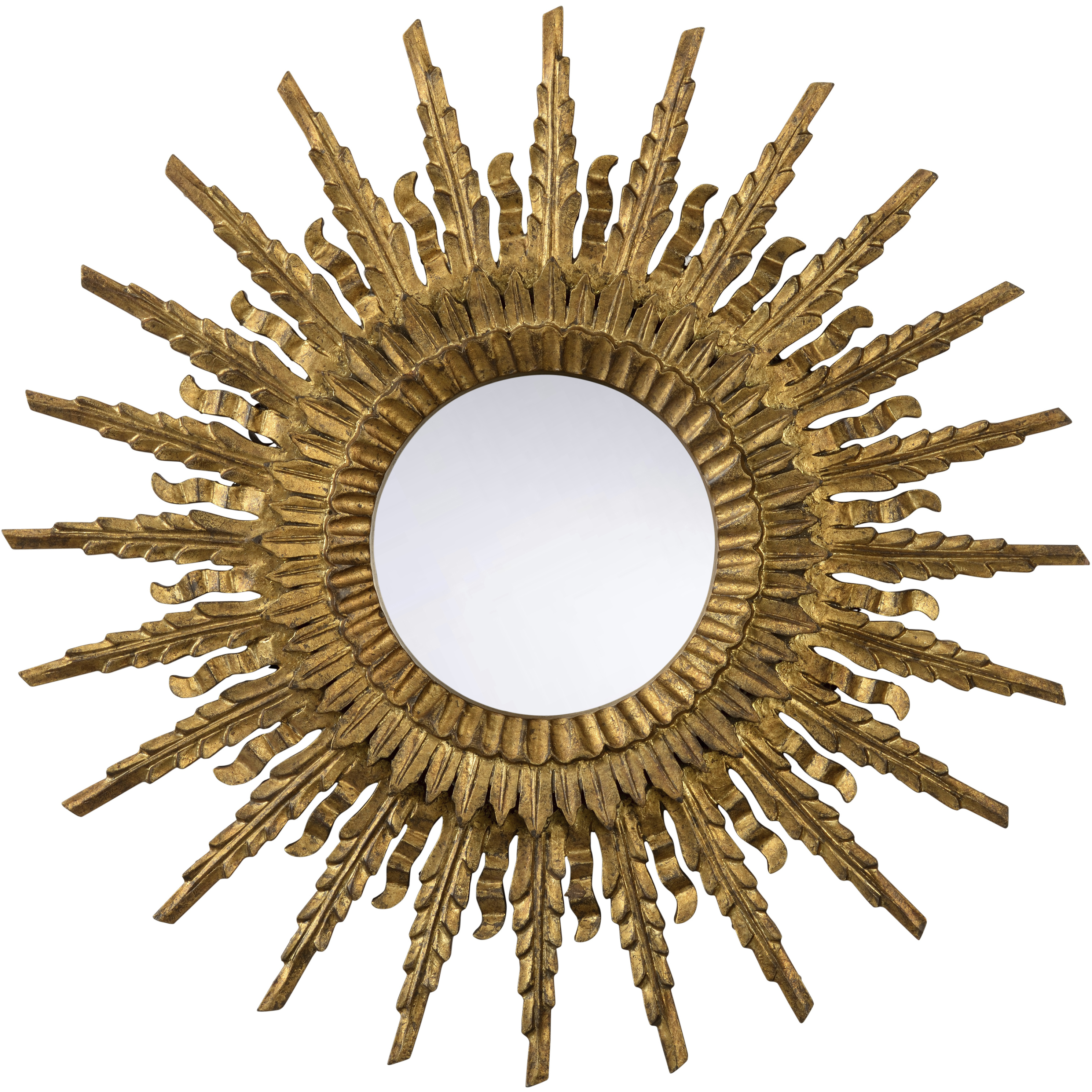 Illuminate 31 X 31 inch Gold Mirror