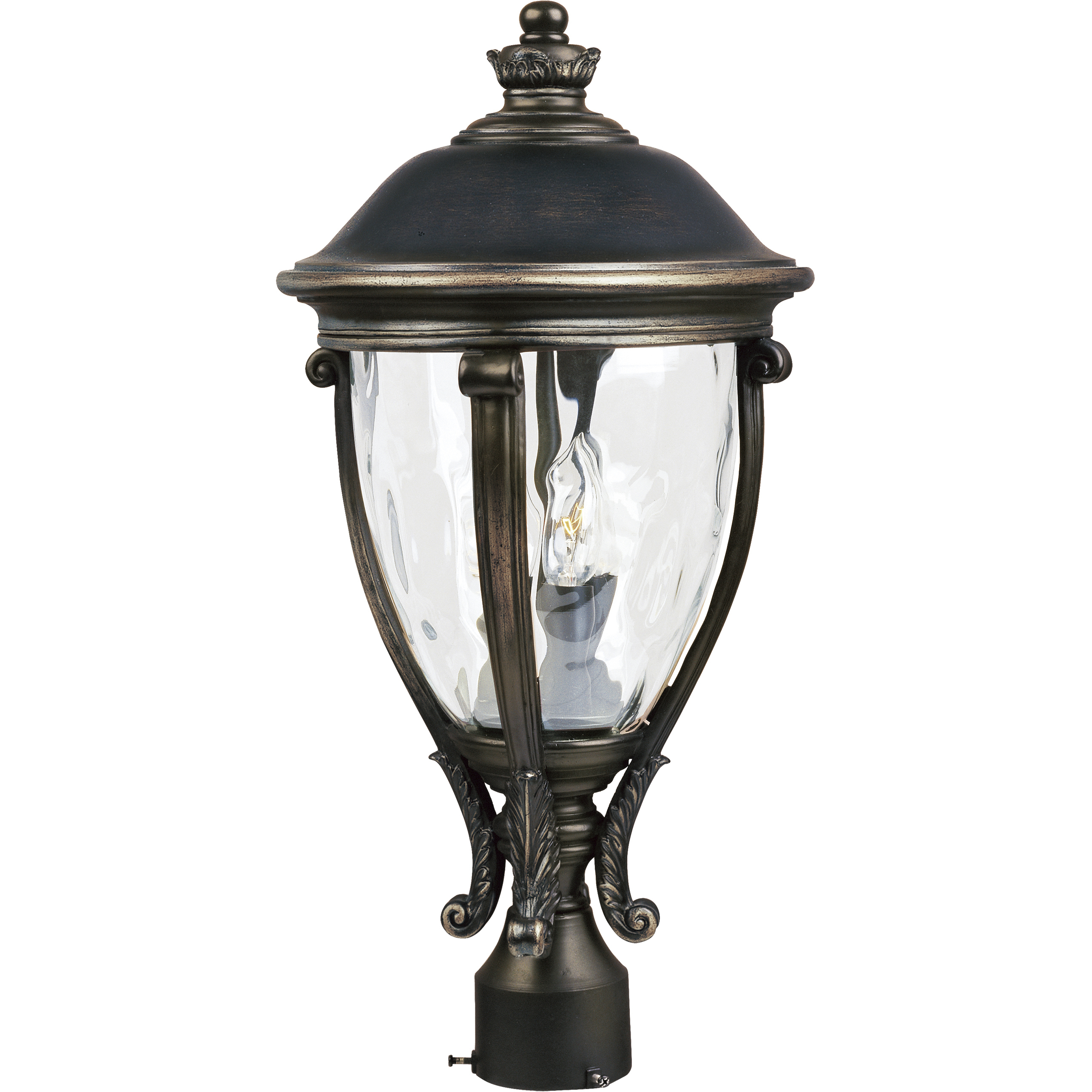 Camden VX 3 Light 23 inch Golden Bronze Outdoor Pole/Post Mount