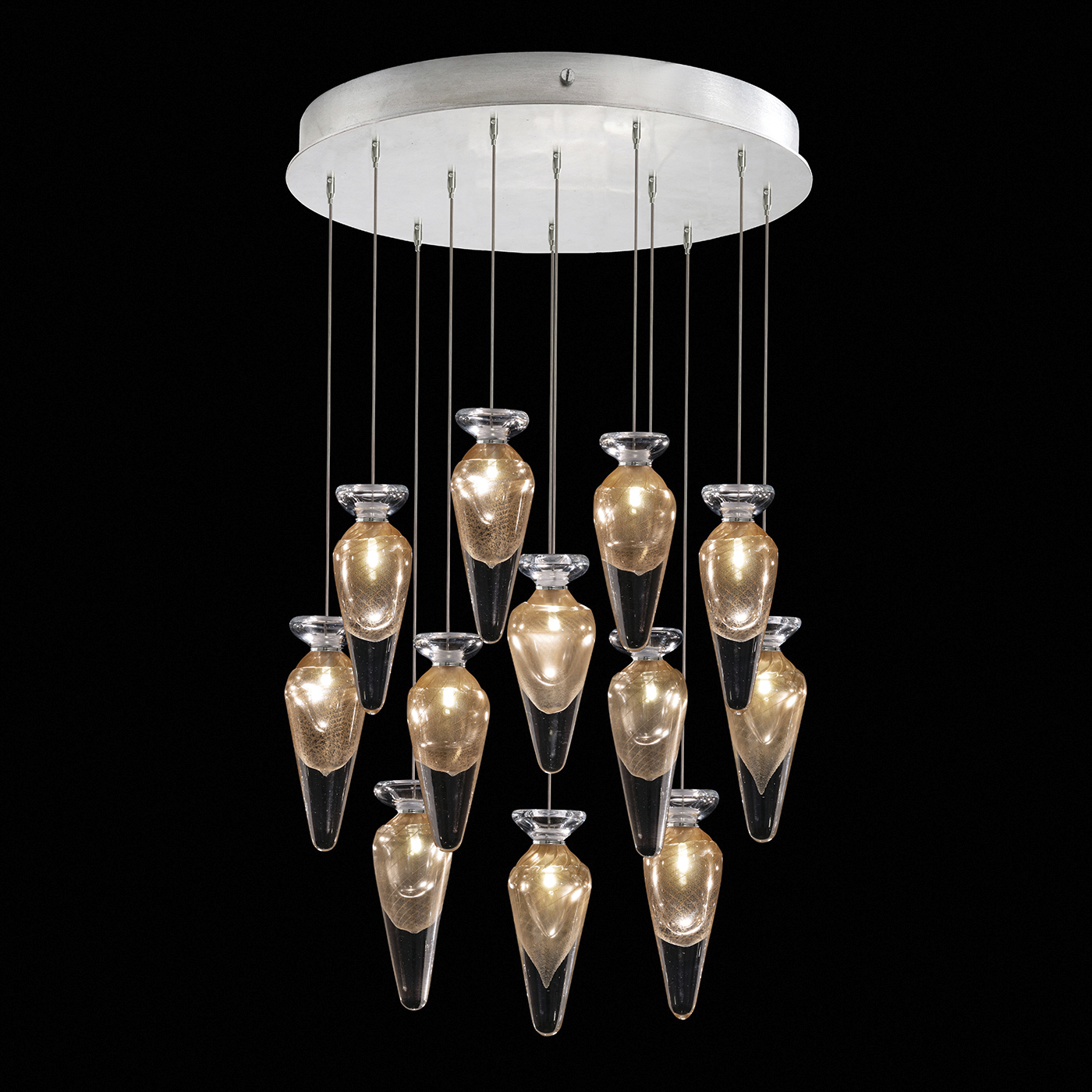 Essence 12 Light 21 inch Silver Pendant Ceiling Light