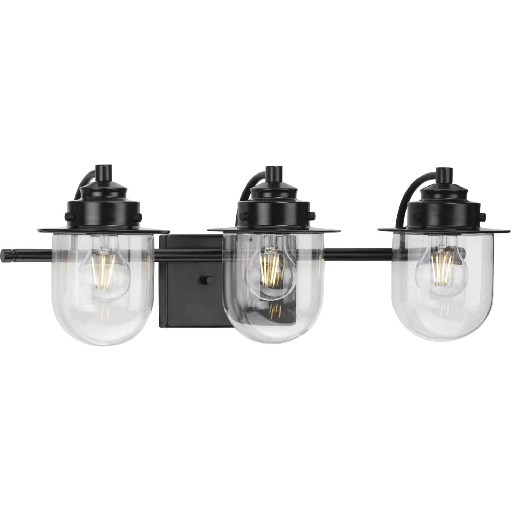 Northlake 3 Light 24 inch Matte Black Bath Light Wall Light